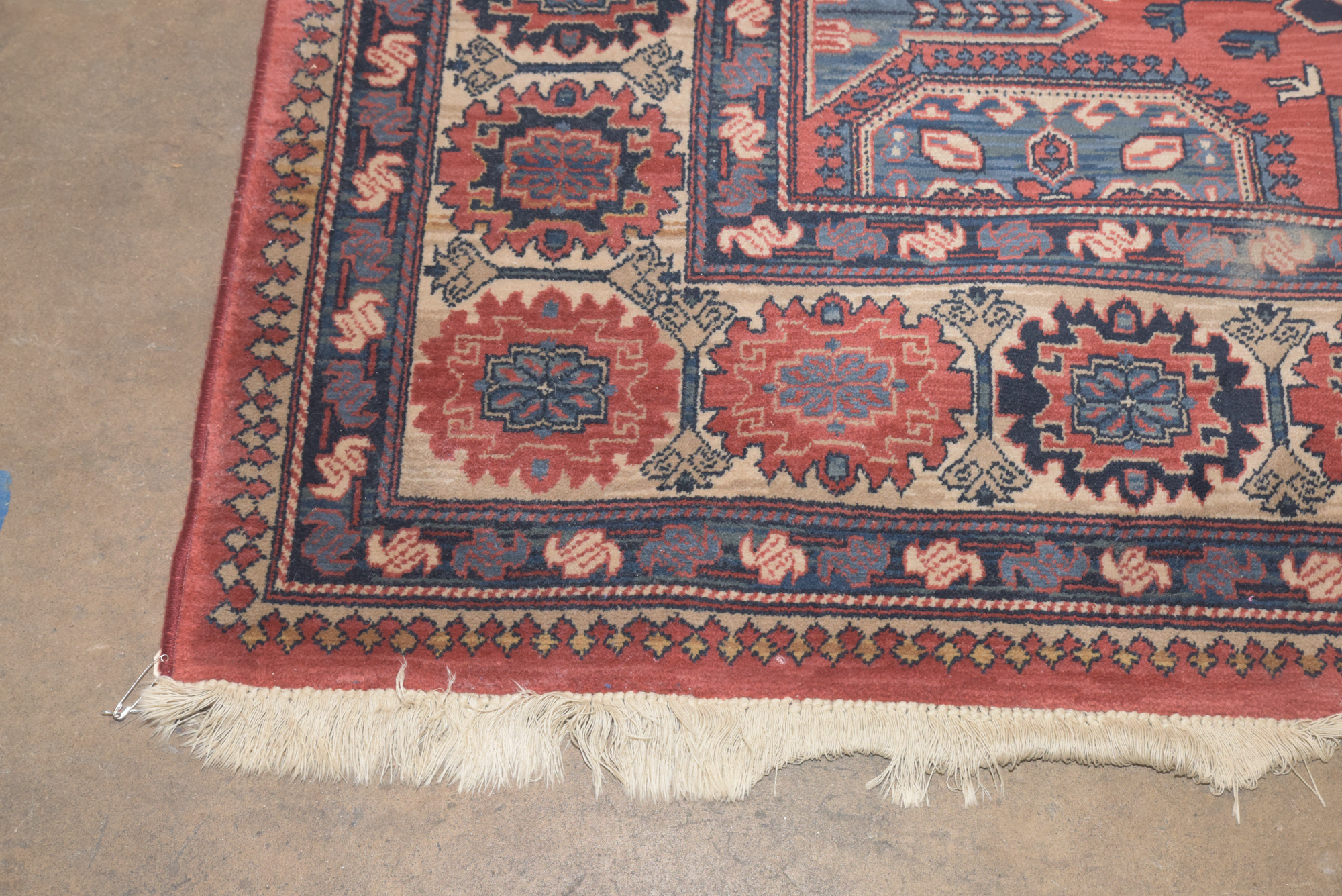 Machine Made Louis de Poortere "Kadjar" Belgian Wool Area Rug