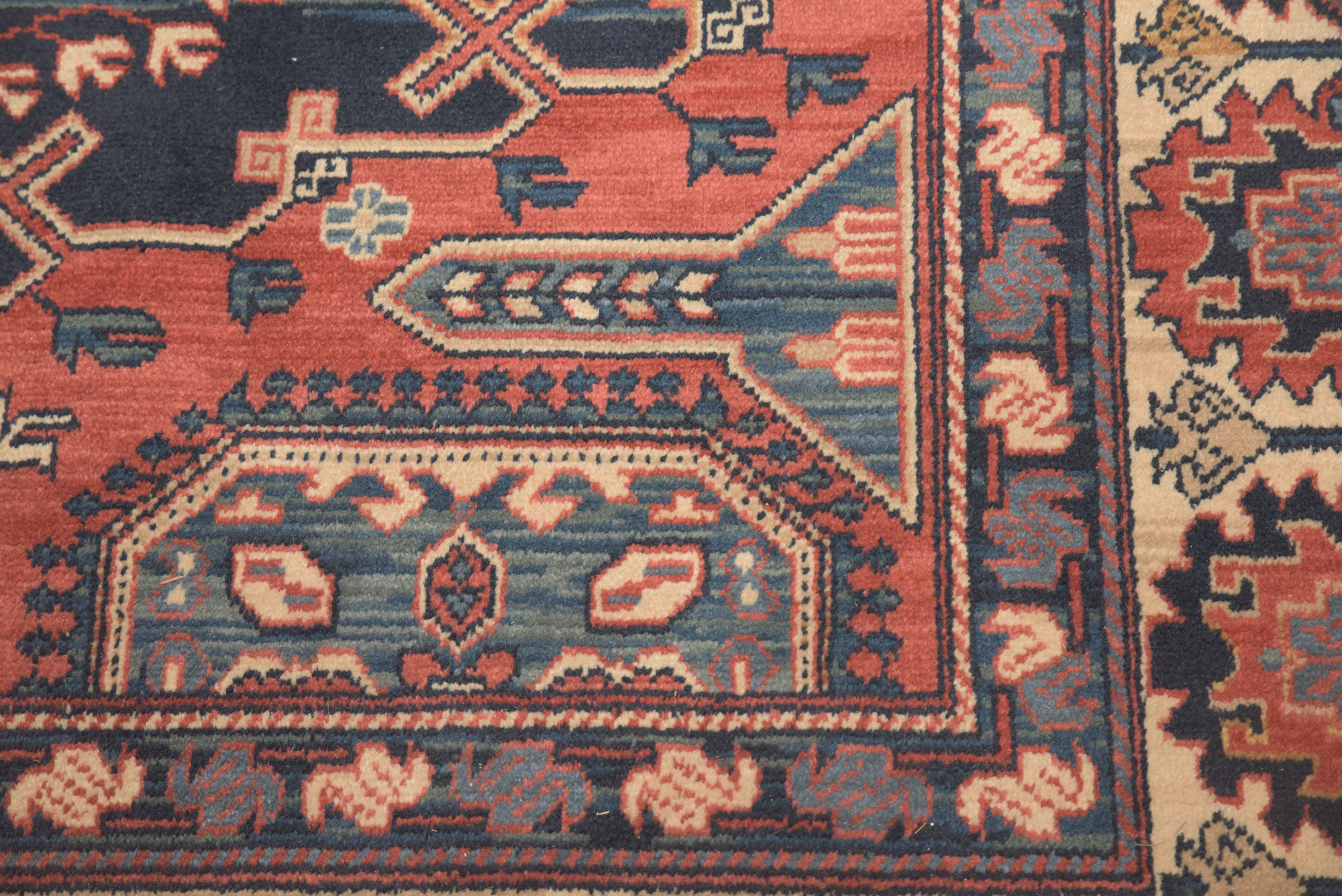 Machine Made Louis de Poortere "Kadjar" Belgian Wool Area Rug