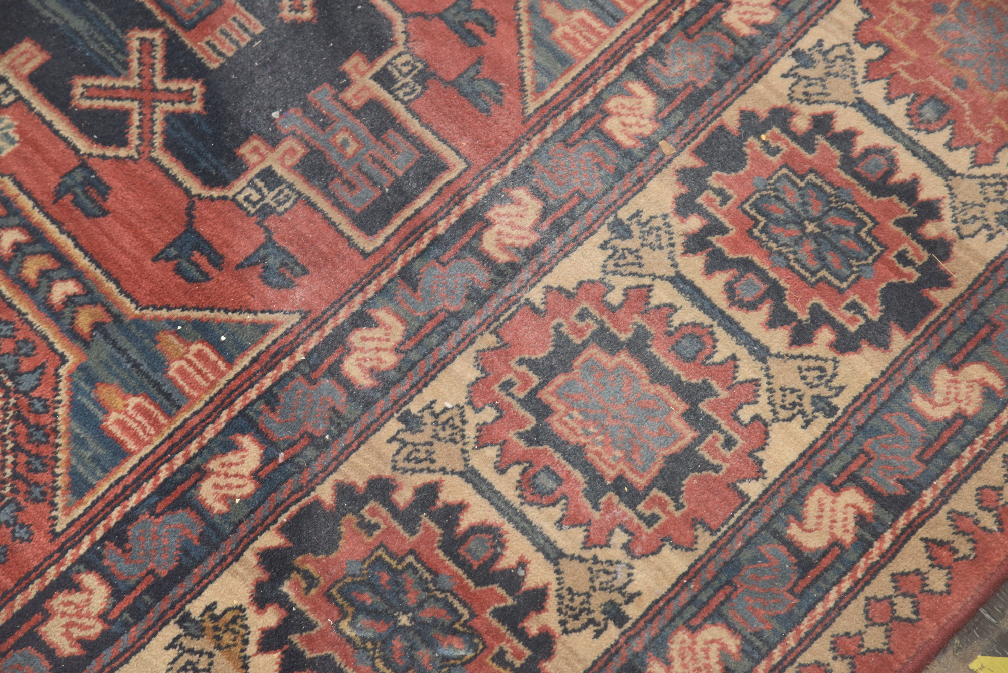 Machine Made Louis de Poortere "Kadjar" Belgian Wool Area Rug