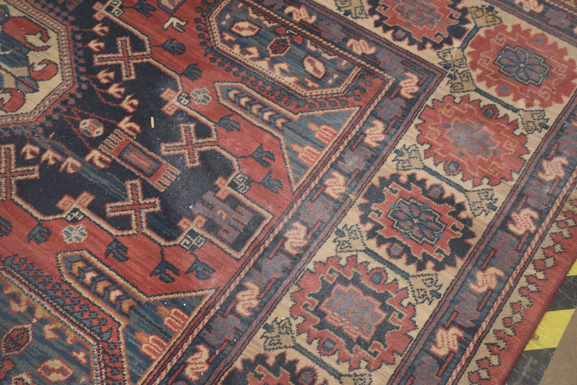 Machine Made Louis de Poortere "Kadjar" Belgian Wool Area Rug