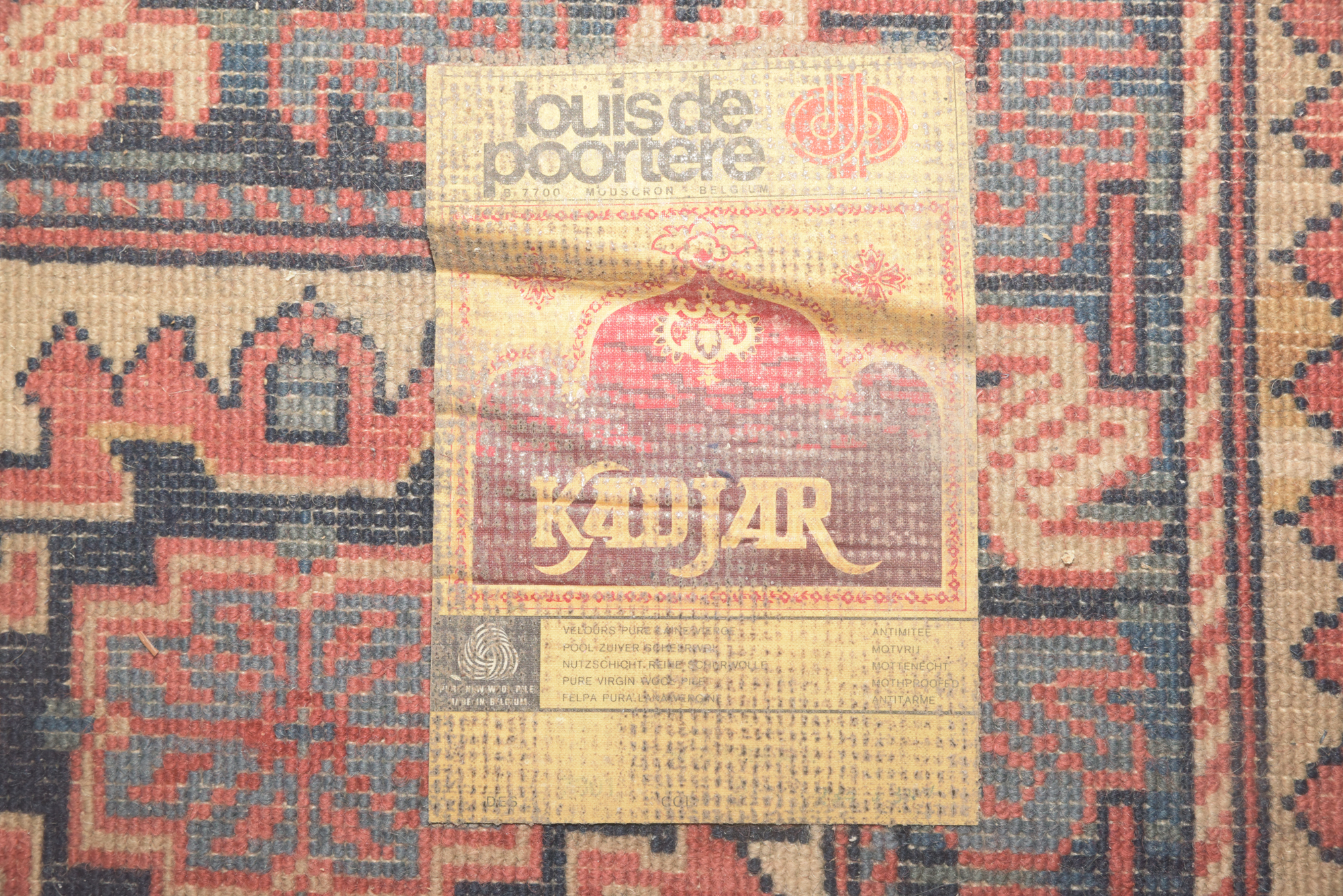 Machine Made Louis de Poortere "Kadjar" Belgian Wool Area Rug