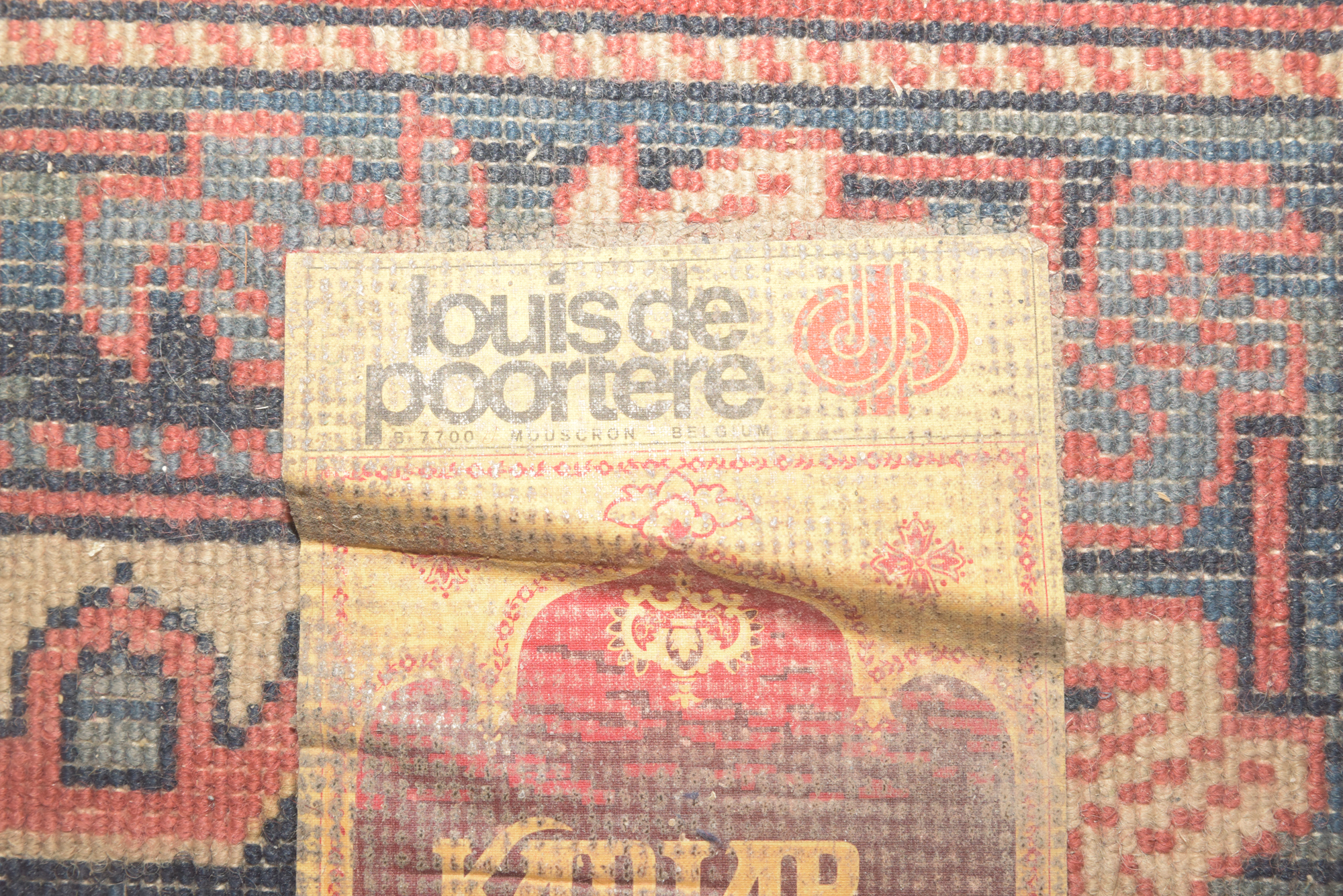 Machine Made Louis de Poortere "Kadjar" Belgian Wool Area Rug