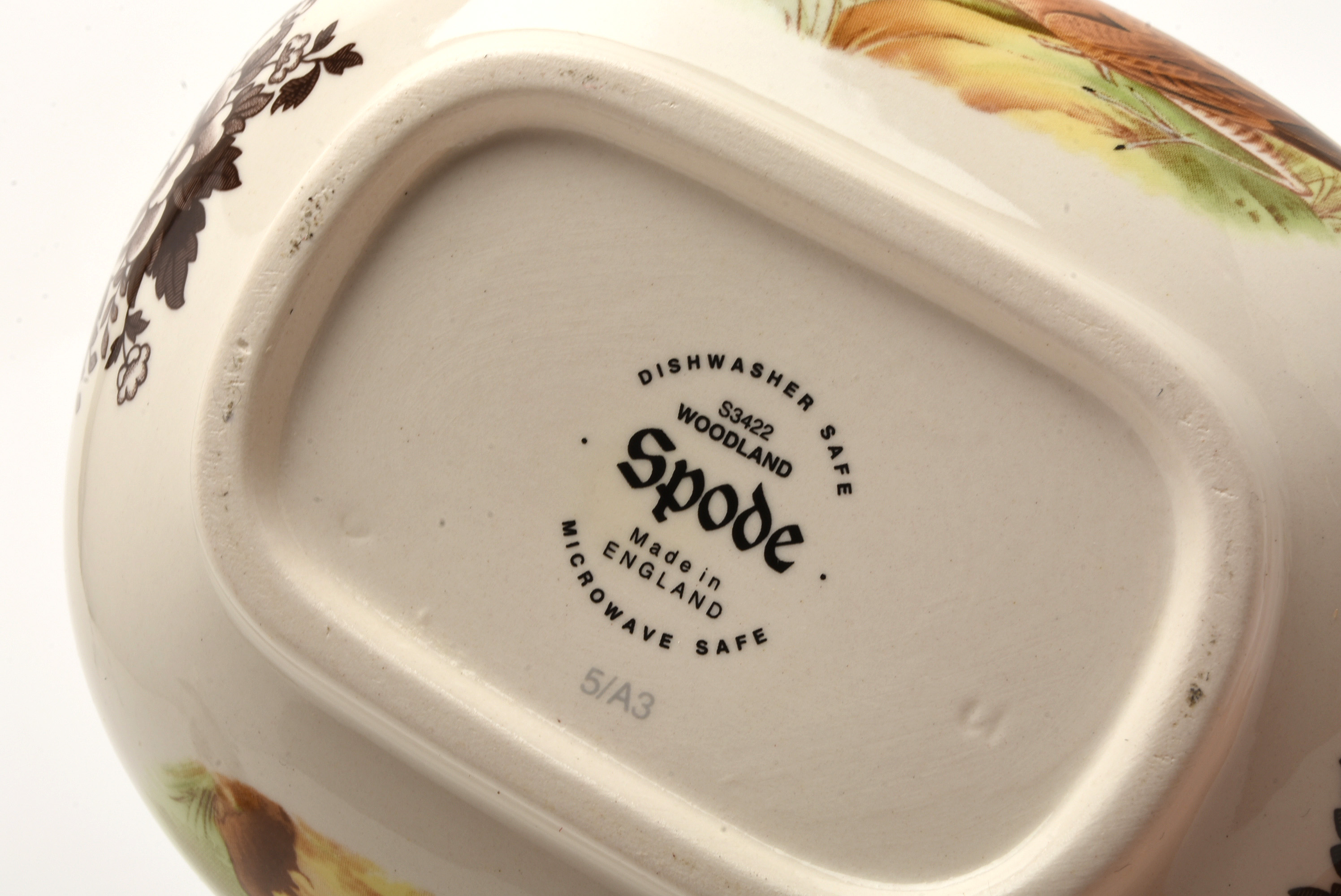 Spode China Tea Service in the "Woodland" Pattern