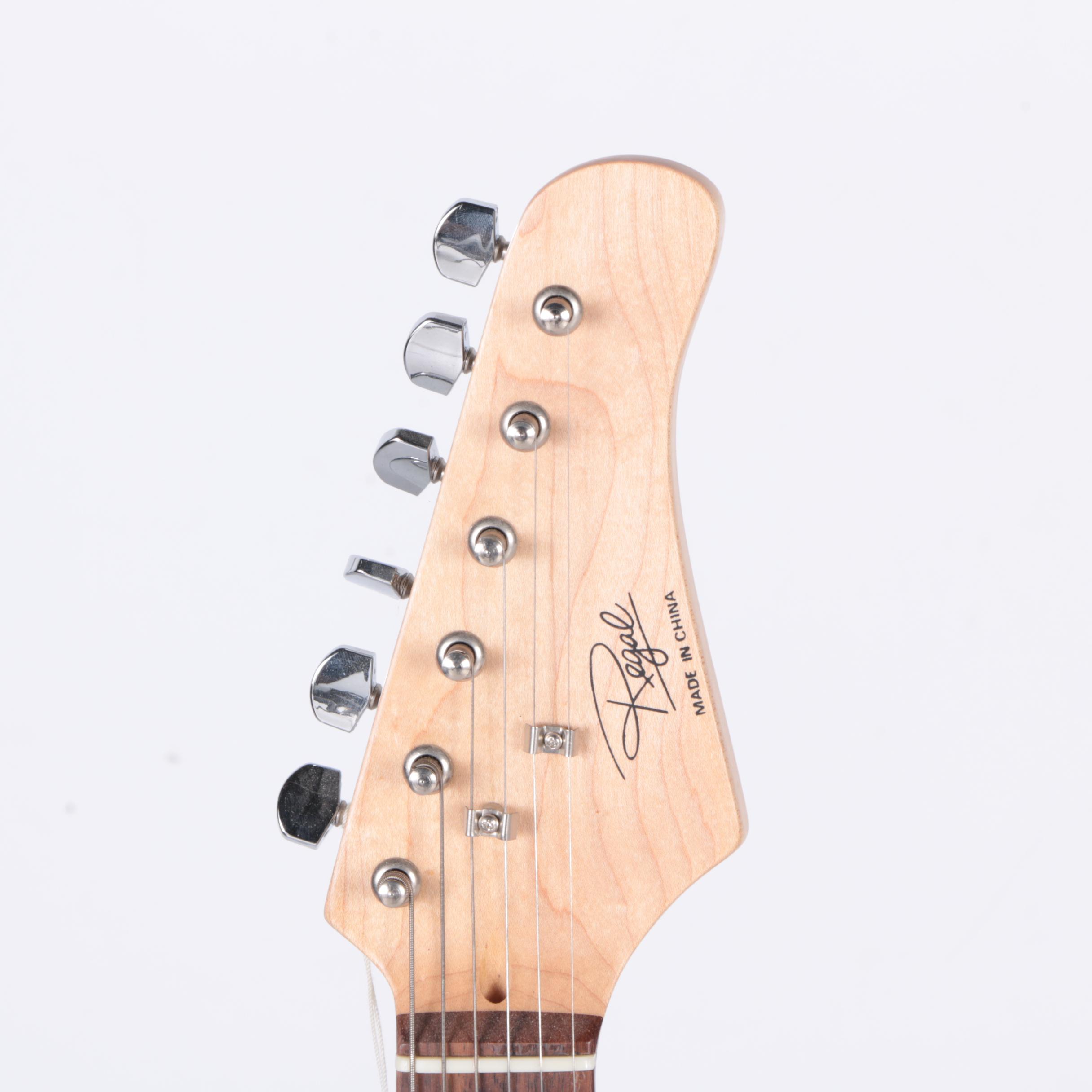 Regal Strat Style Solid Body Electric Guitar