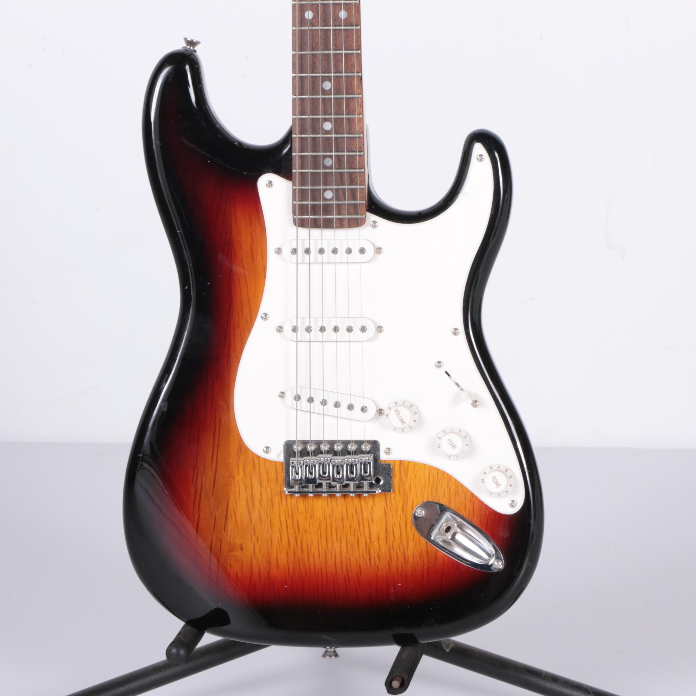 Regal Strat Style Solid Body Electric Guitar