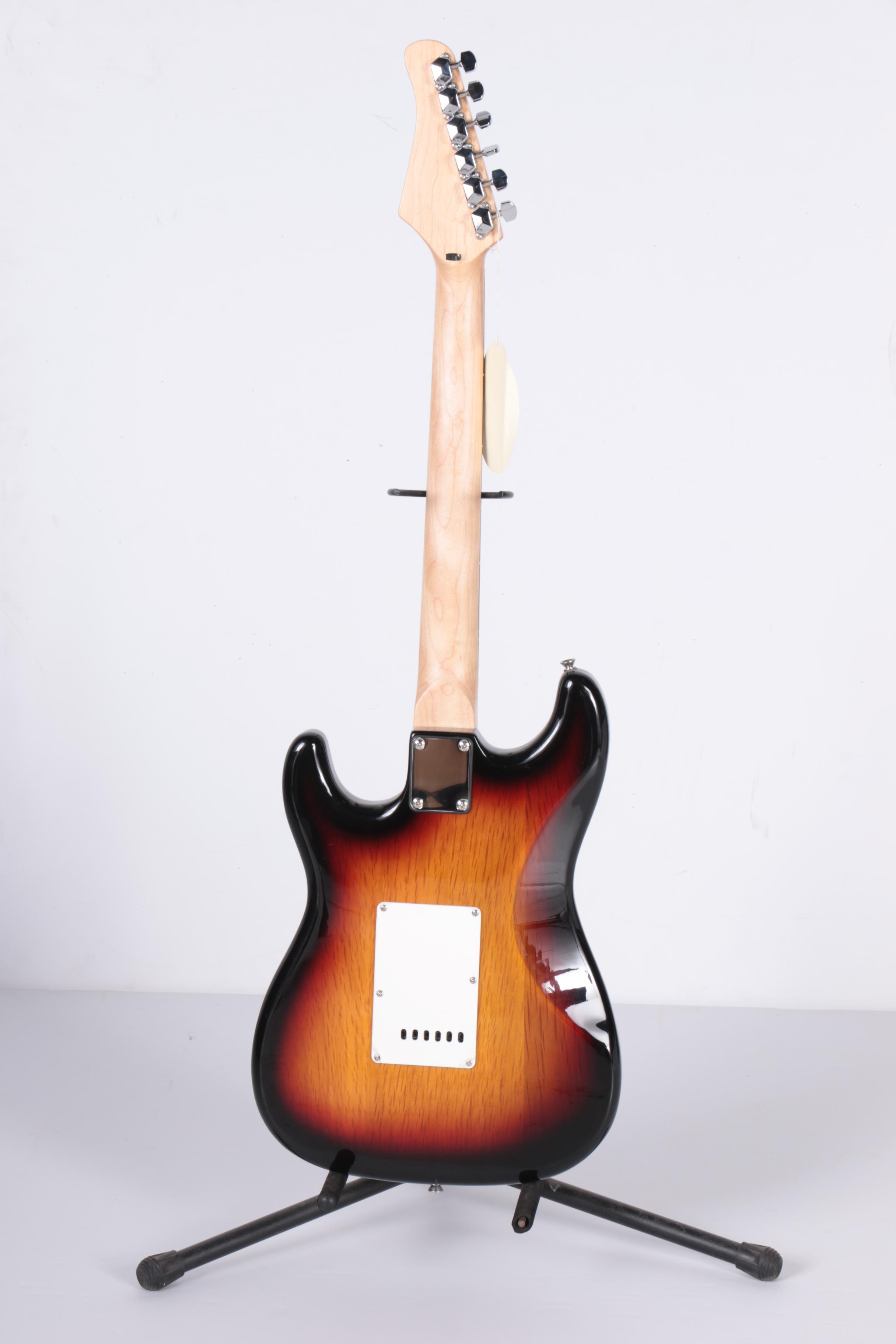 Regal Strat Style Solid Body Electric Guitar