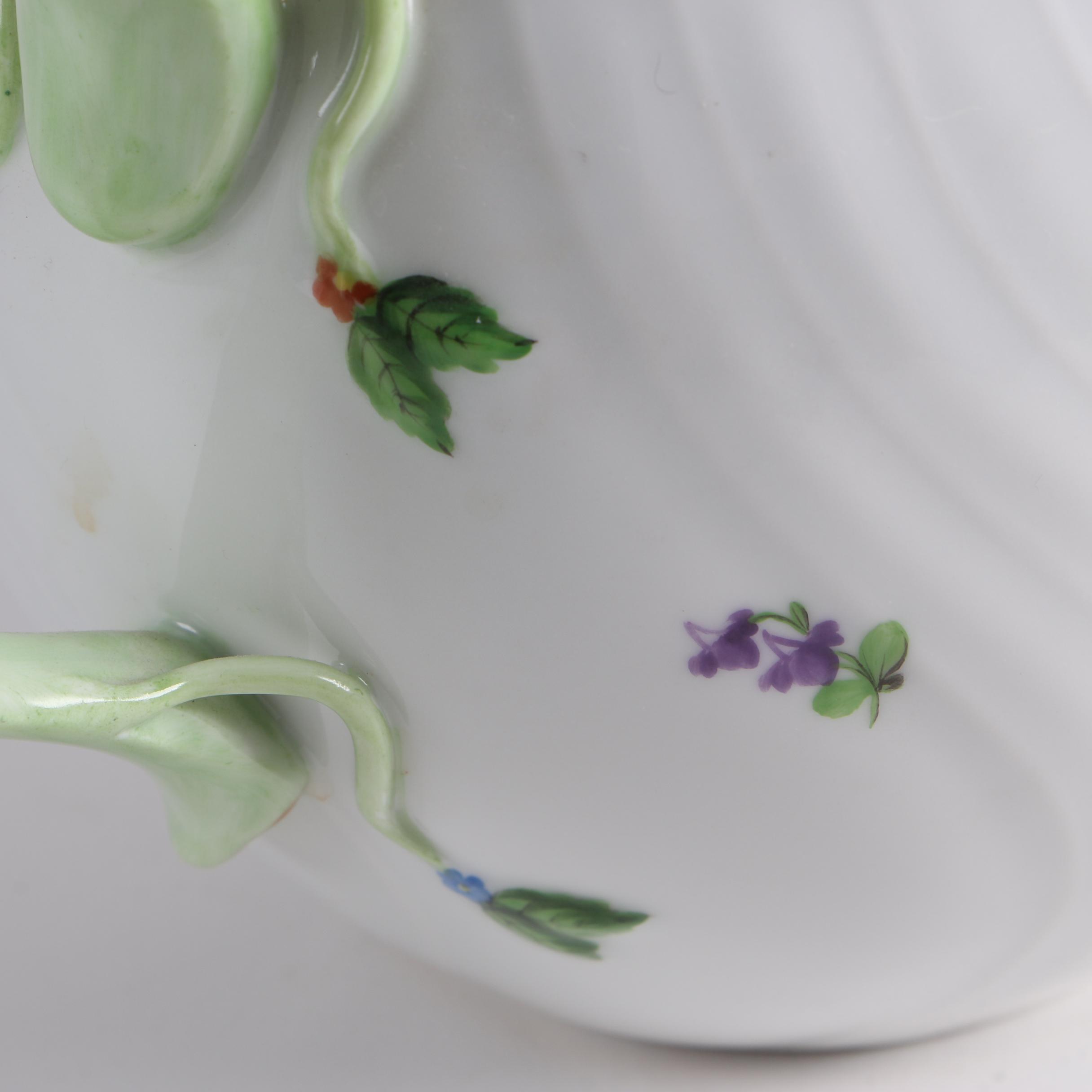 Herend Hungary "Printemps" Teapot and "Queen Victoria" Porcelain Coffee Pot