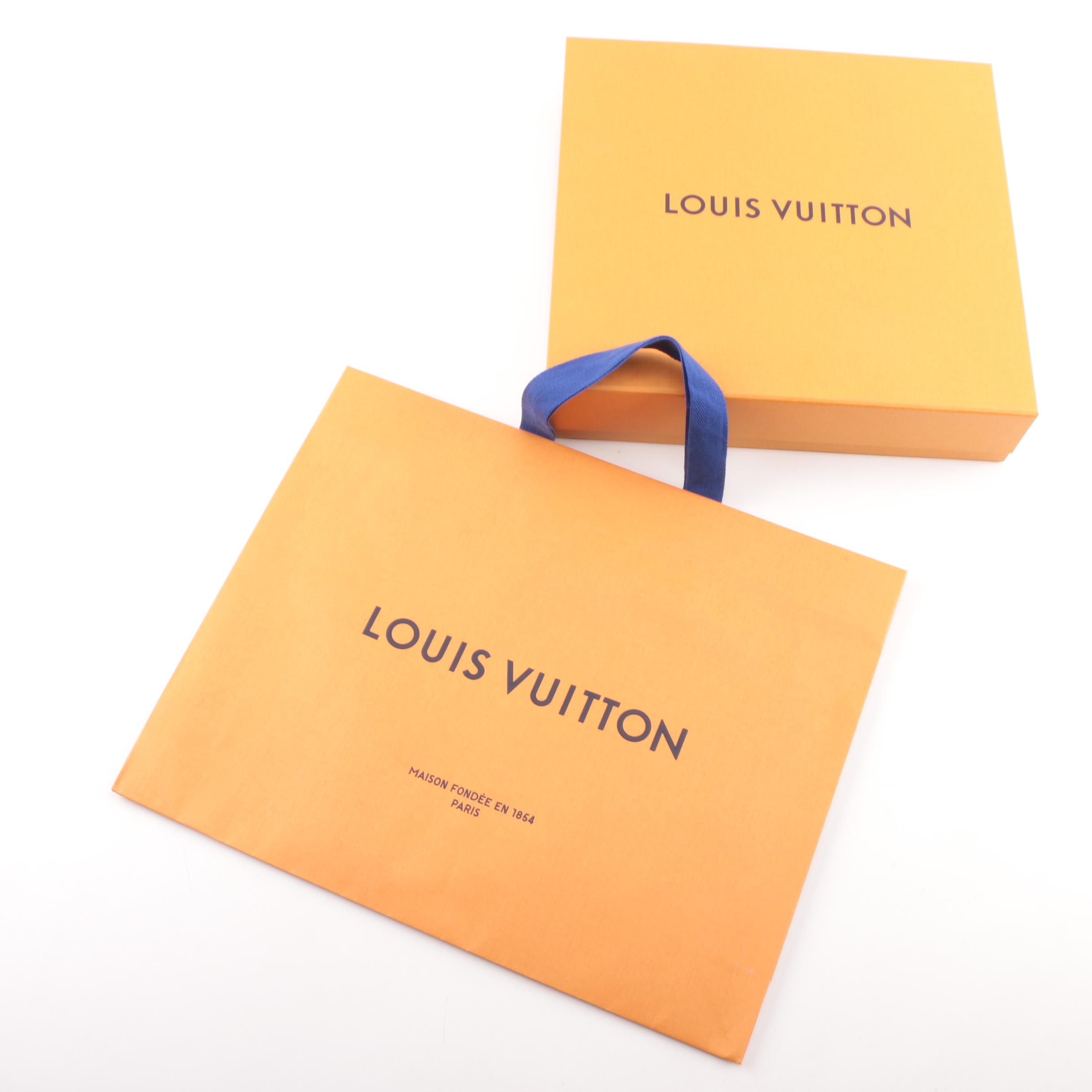Louis Vuitton Paris Monogram Silk Scarf