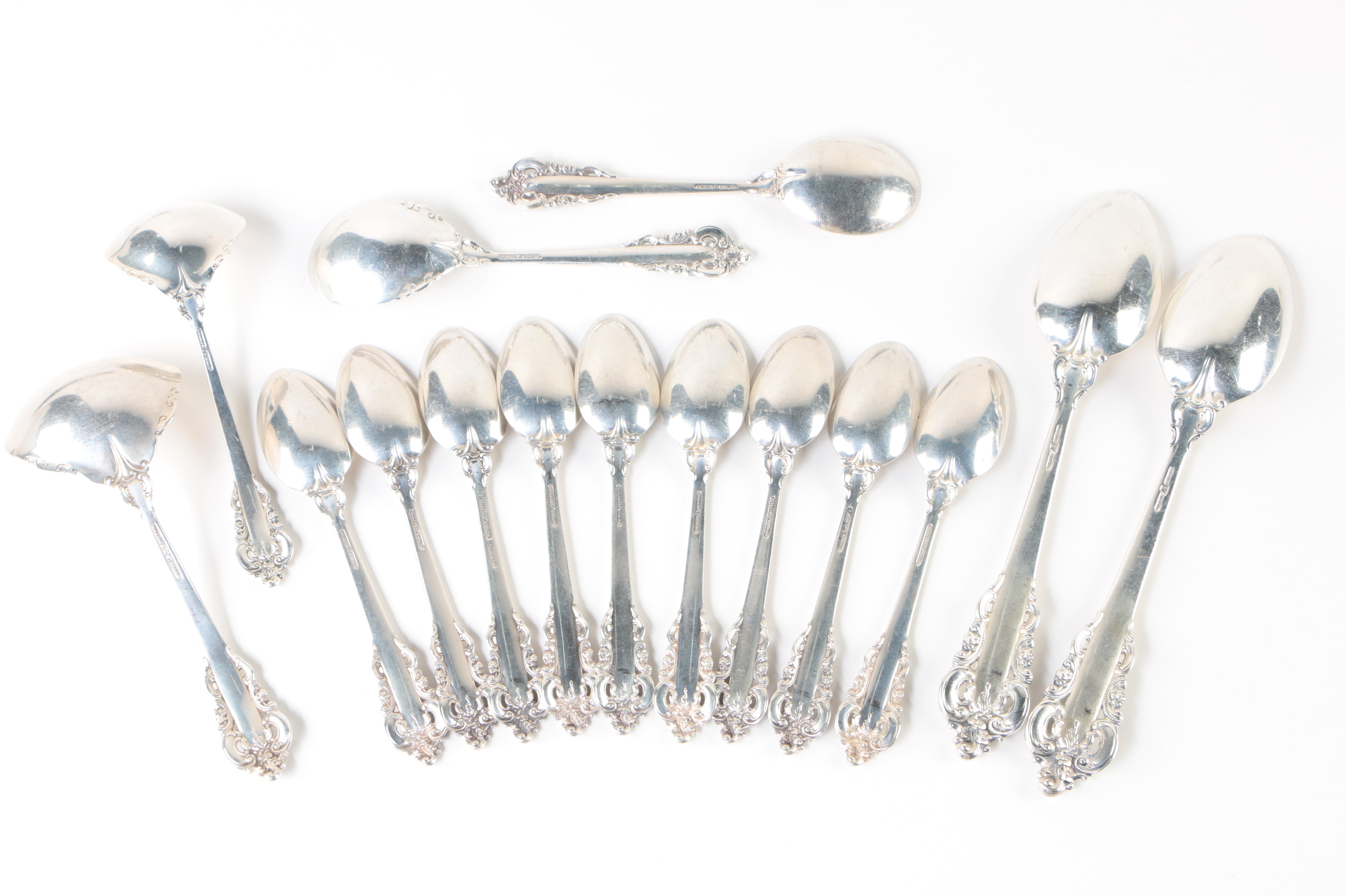 Wallace Sterling Silver Flatware,  "Grand Baroque"