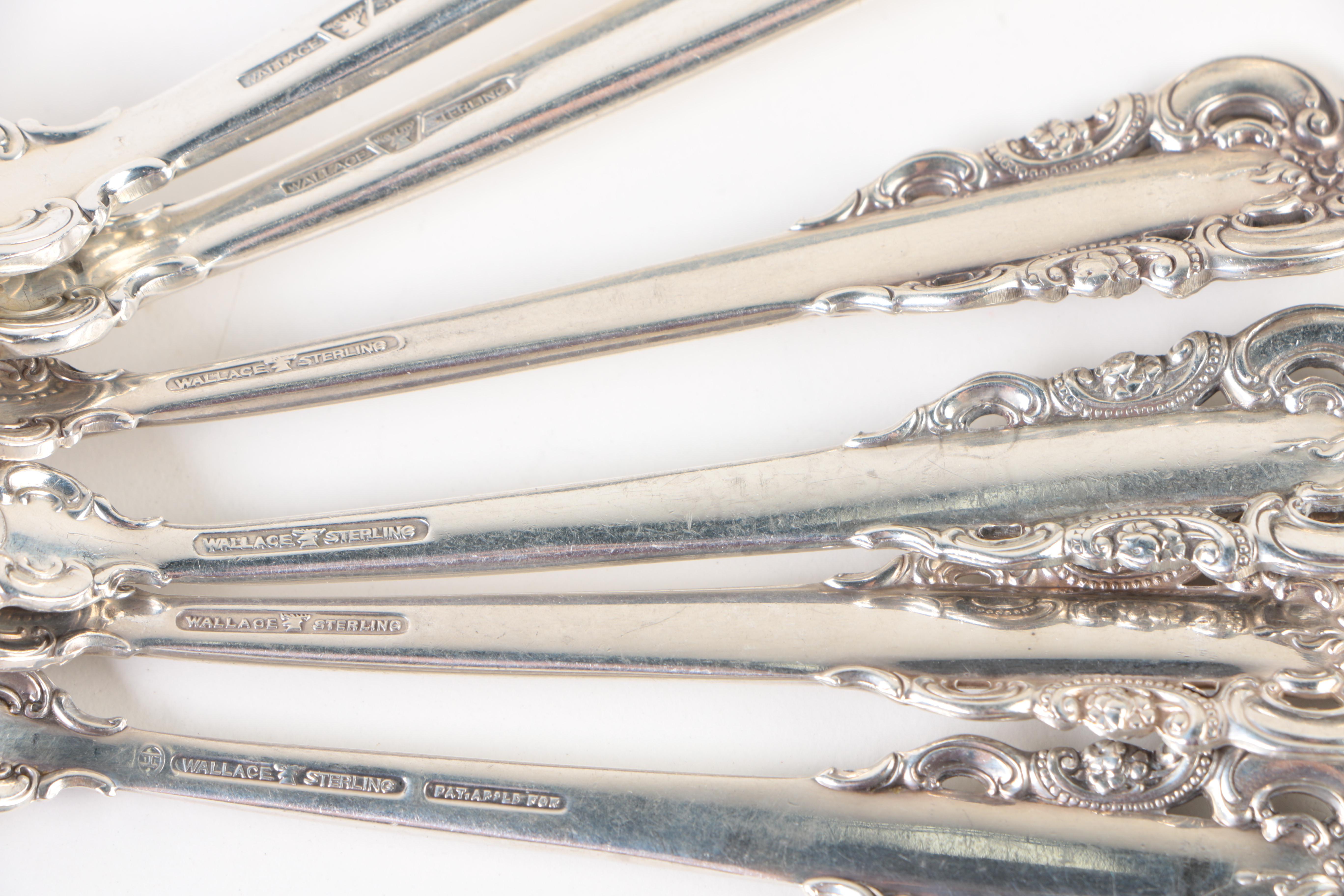 Wallace Sterling Silver Flatware,  "Grand Baroque"