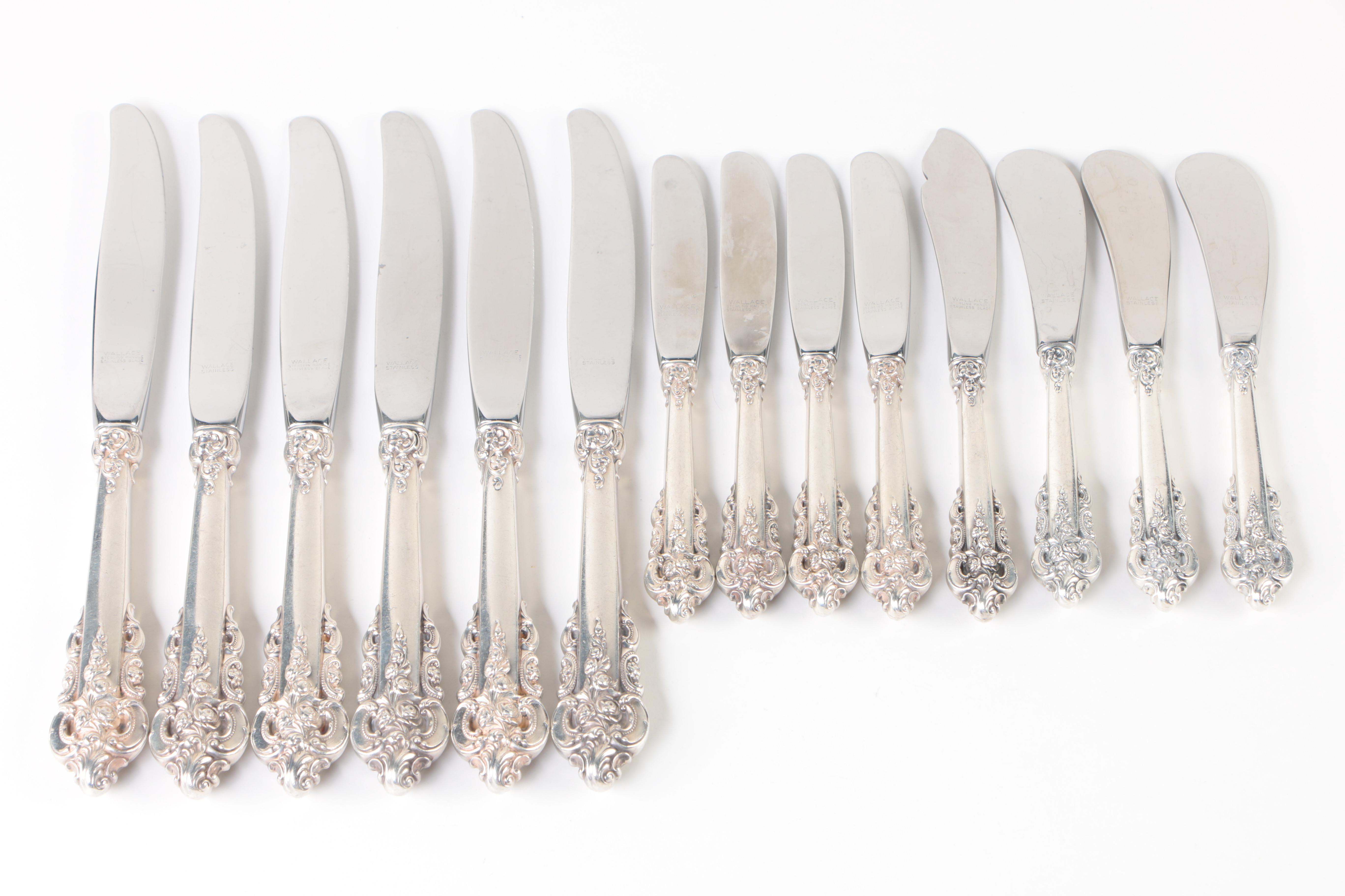 Wallace Sterling Silver Flatware,  "Grand Baroque"