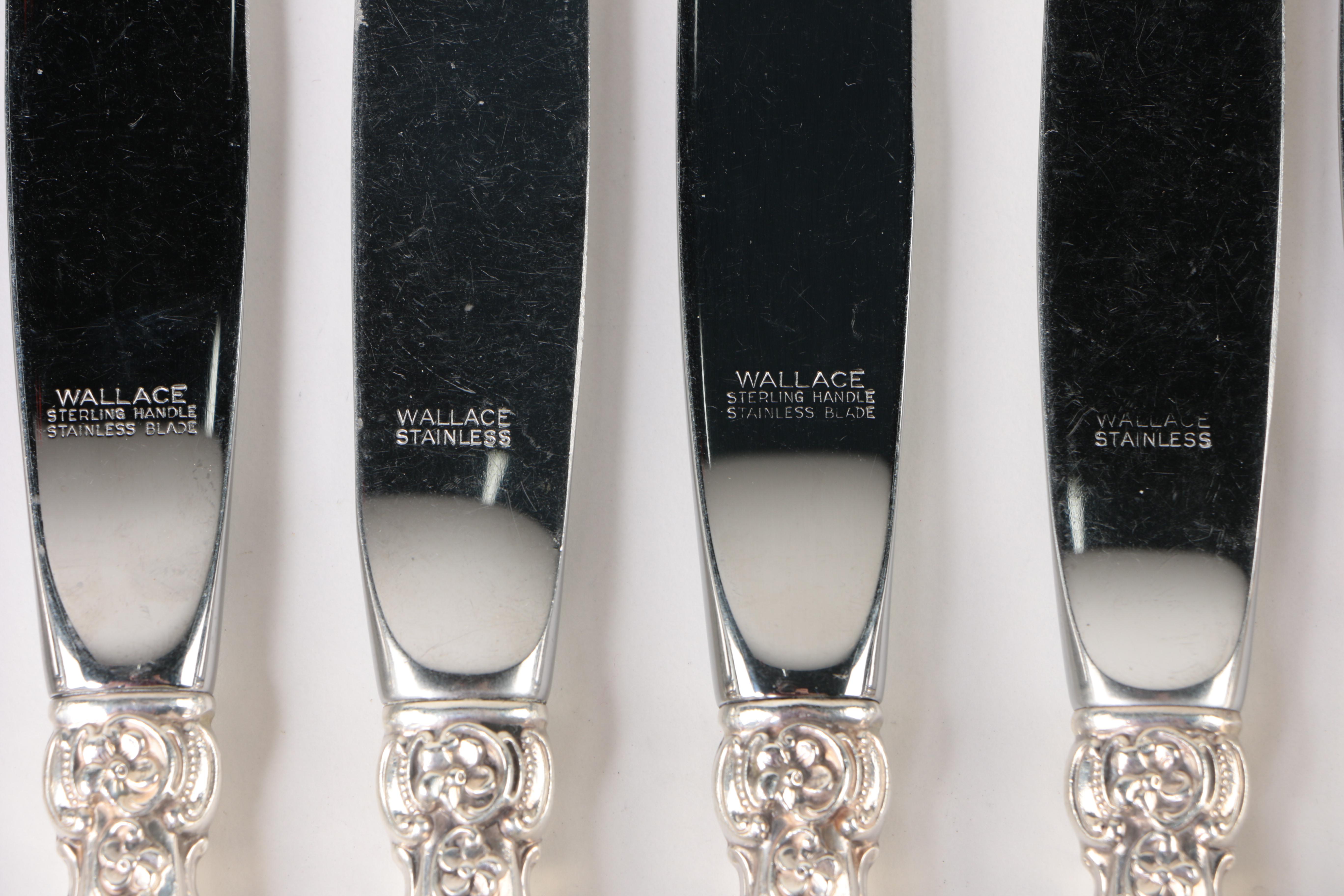 Wallace Sterling Silver Flatware,  "Grand Baroque"