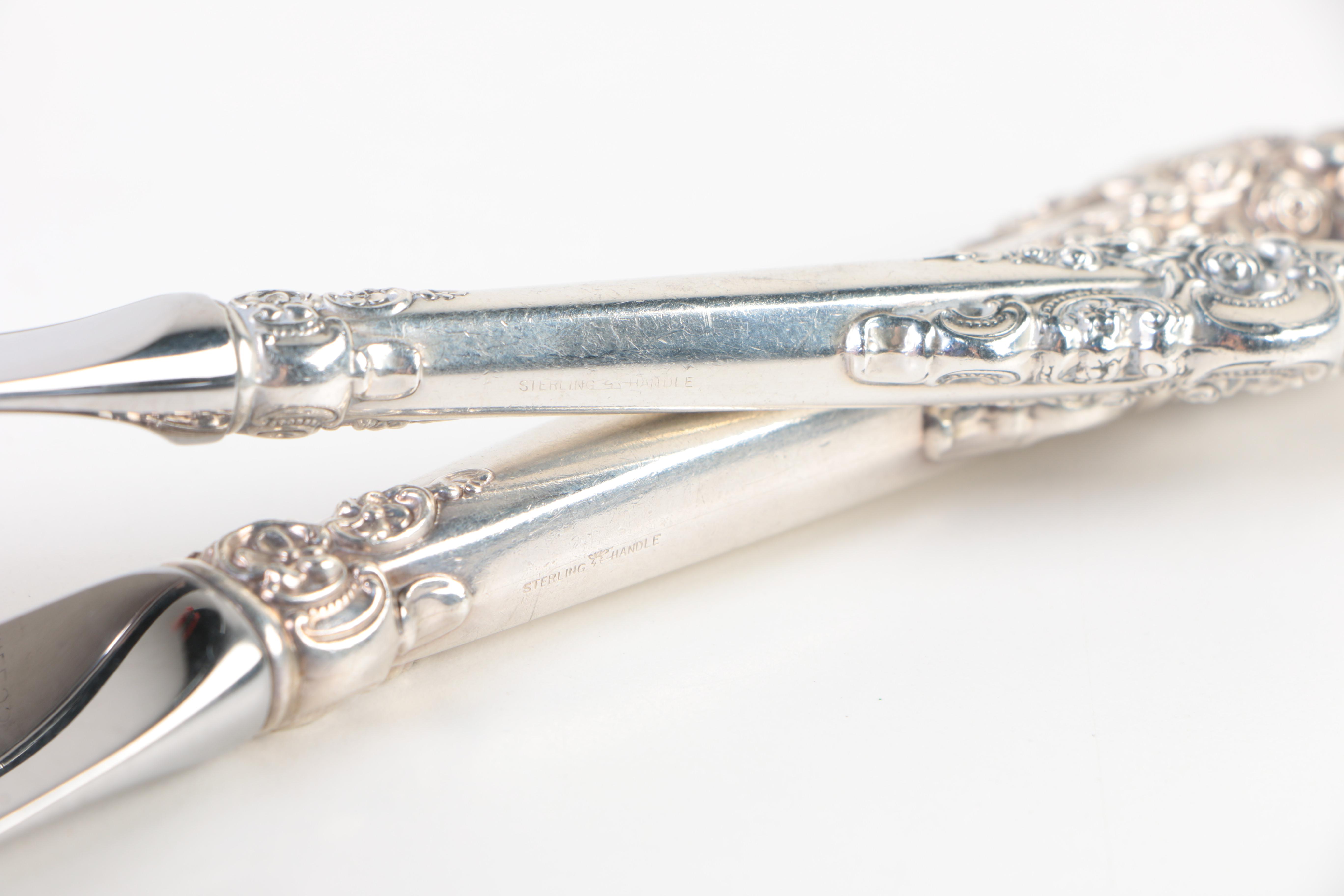 Wallace Sterling Silver Flatware,  "Grand Baroque"
