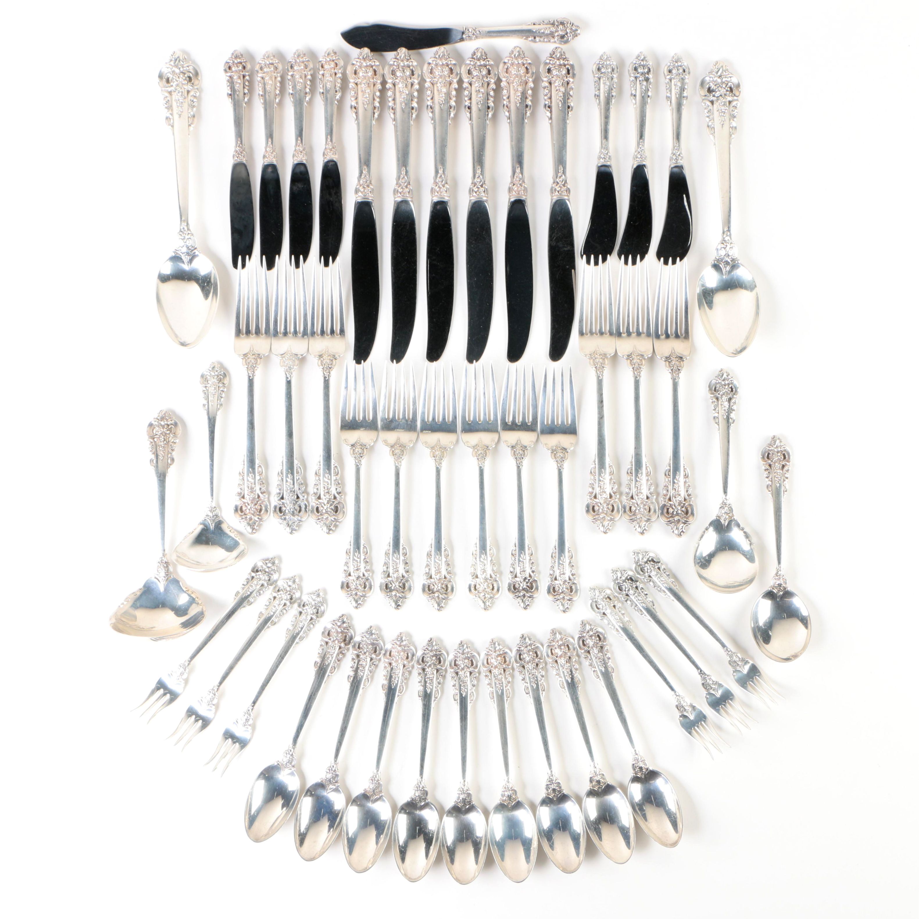 Wallace Sterling Silver Flatware,  "Grand Baroque"