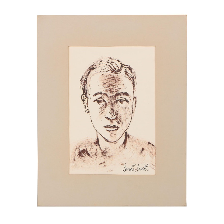 David L. Smith Monotype Portrait