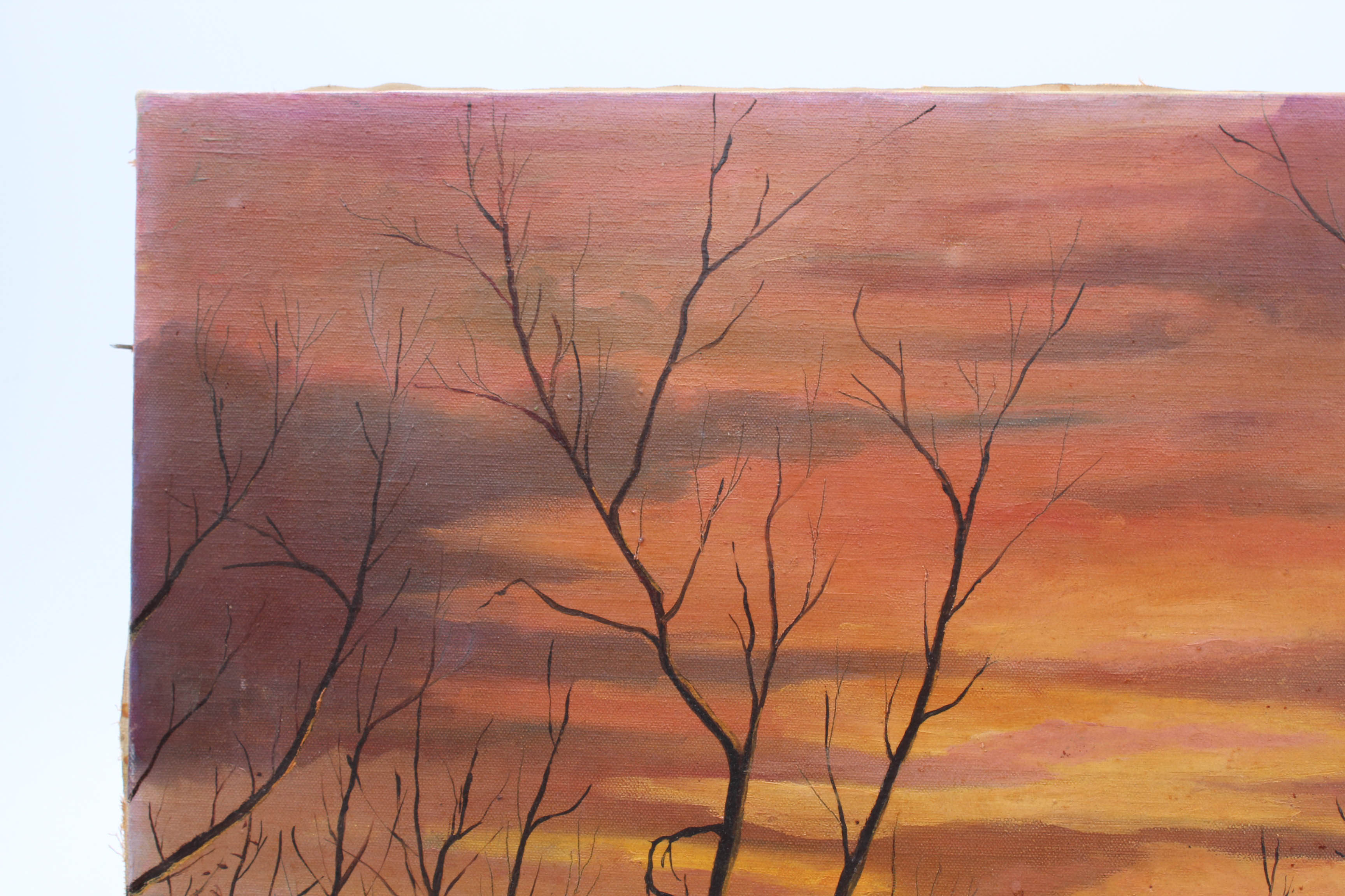 Fred L. Ulrich Oil on Canvas Painting "Spring Comes to Noyac"