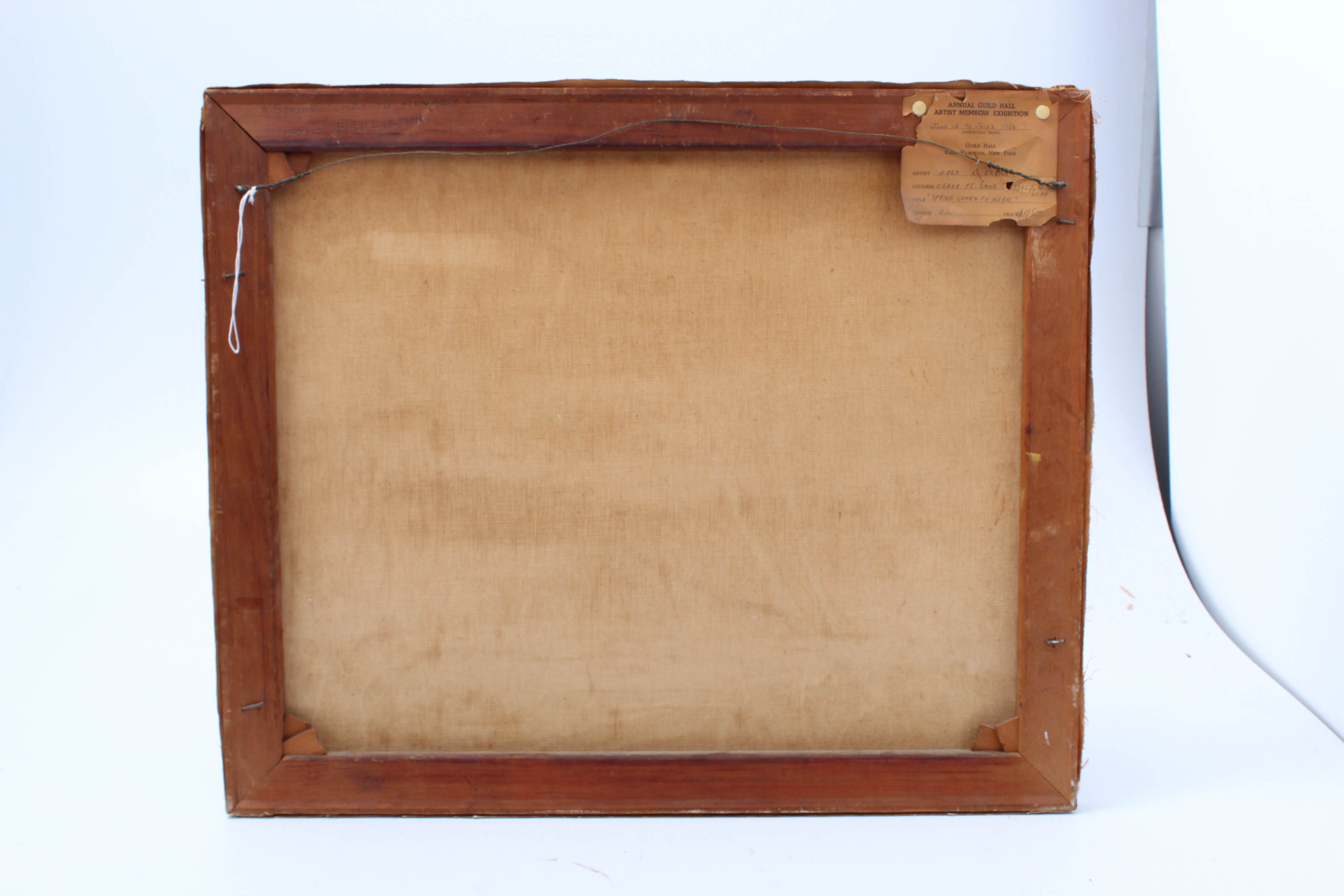 Fred L. Ulrich Oil on Canvas Painting "Spring Comes to Noyac"