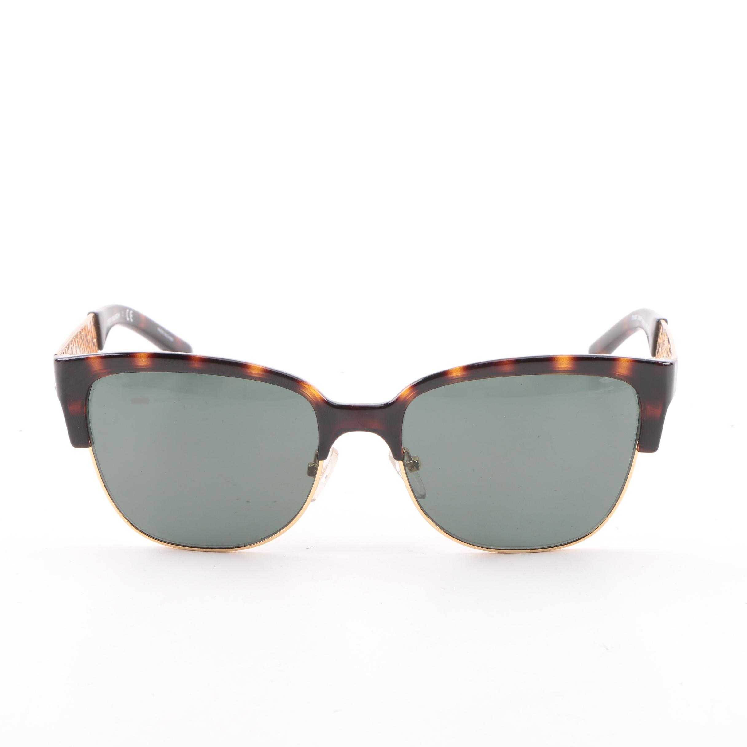 Tory Burch TY6032 Browline Tortoiseshell Style Sunglasses