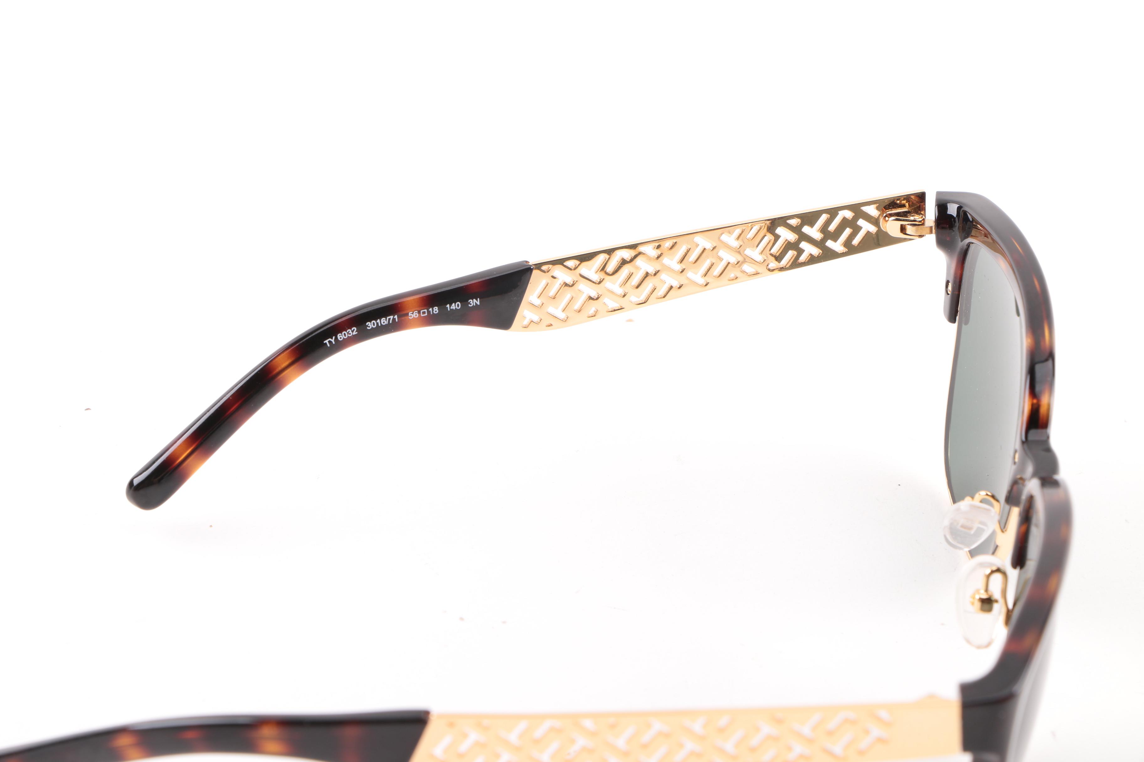 Tory Burch TY6032 Browline Tortoiseshell Style Sunglasses