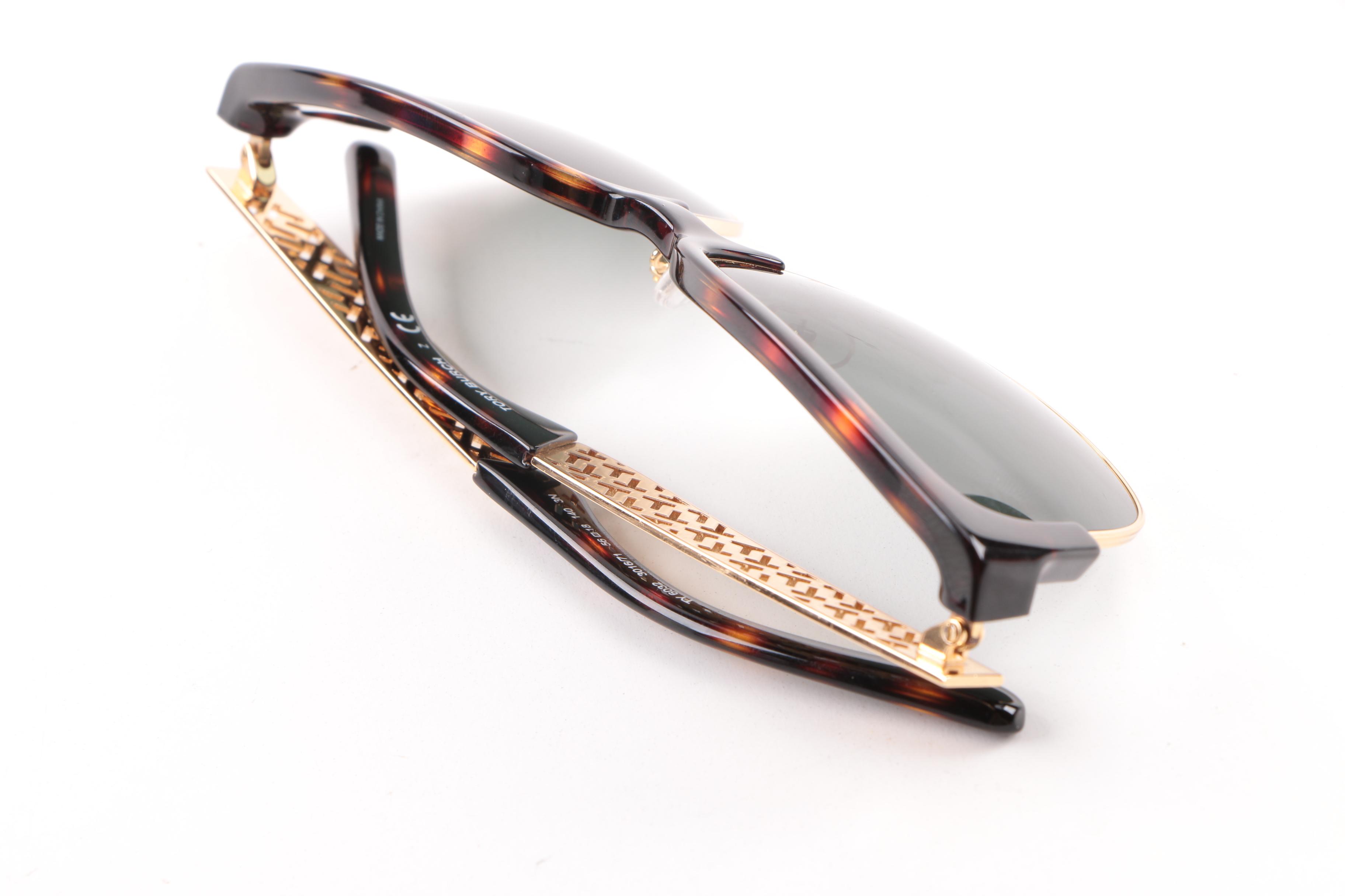 Tory Burch TY6032 Browline Tortoiseshell Style Sunglasses