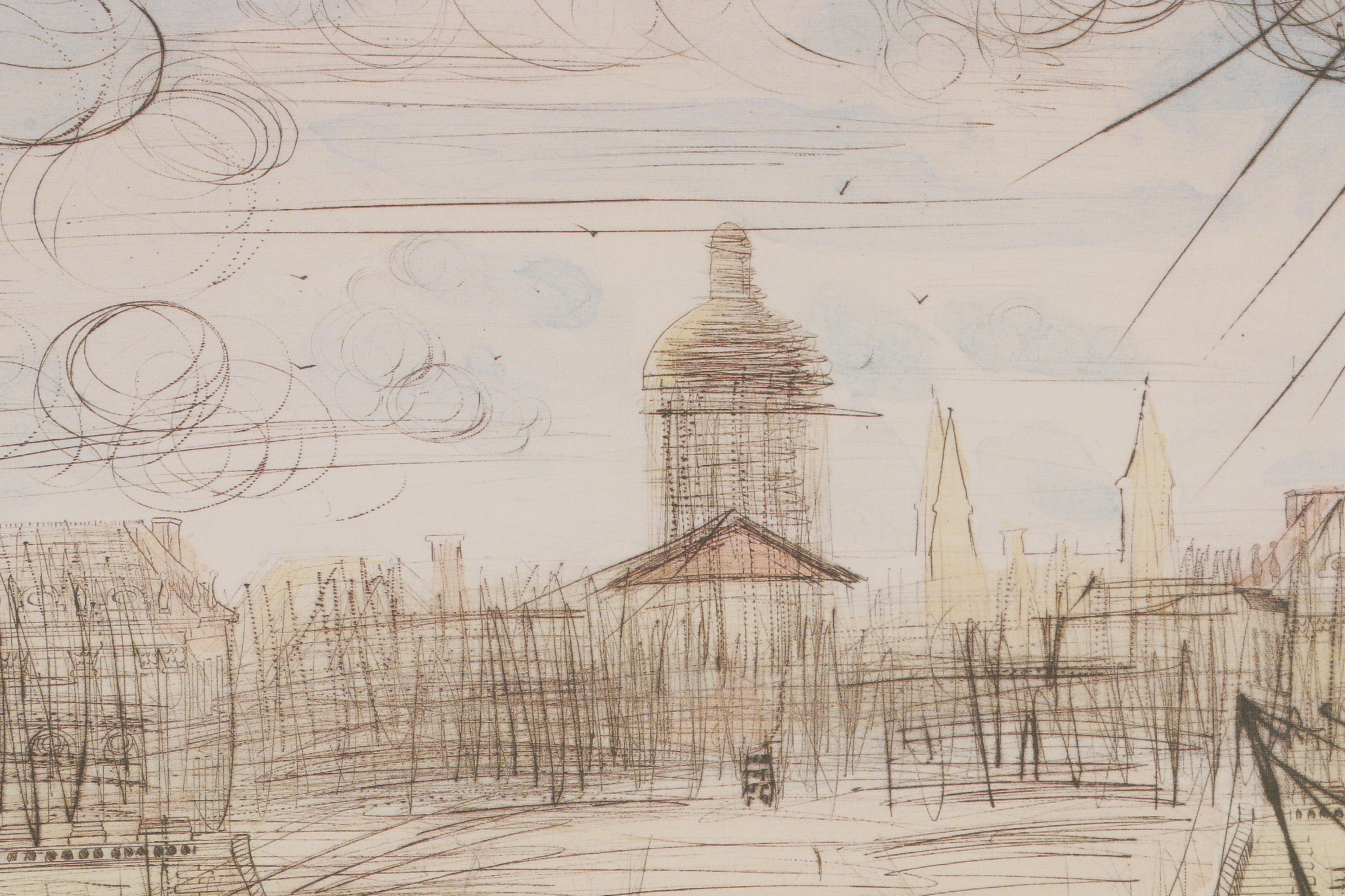 Offset Lithograph after Salvador Dalí "Academy of France"