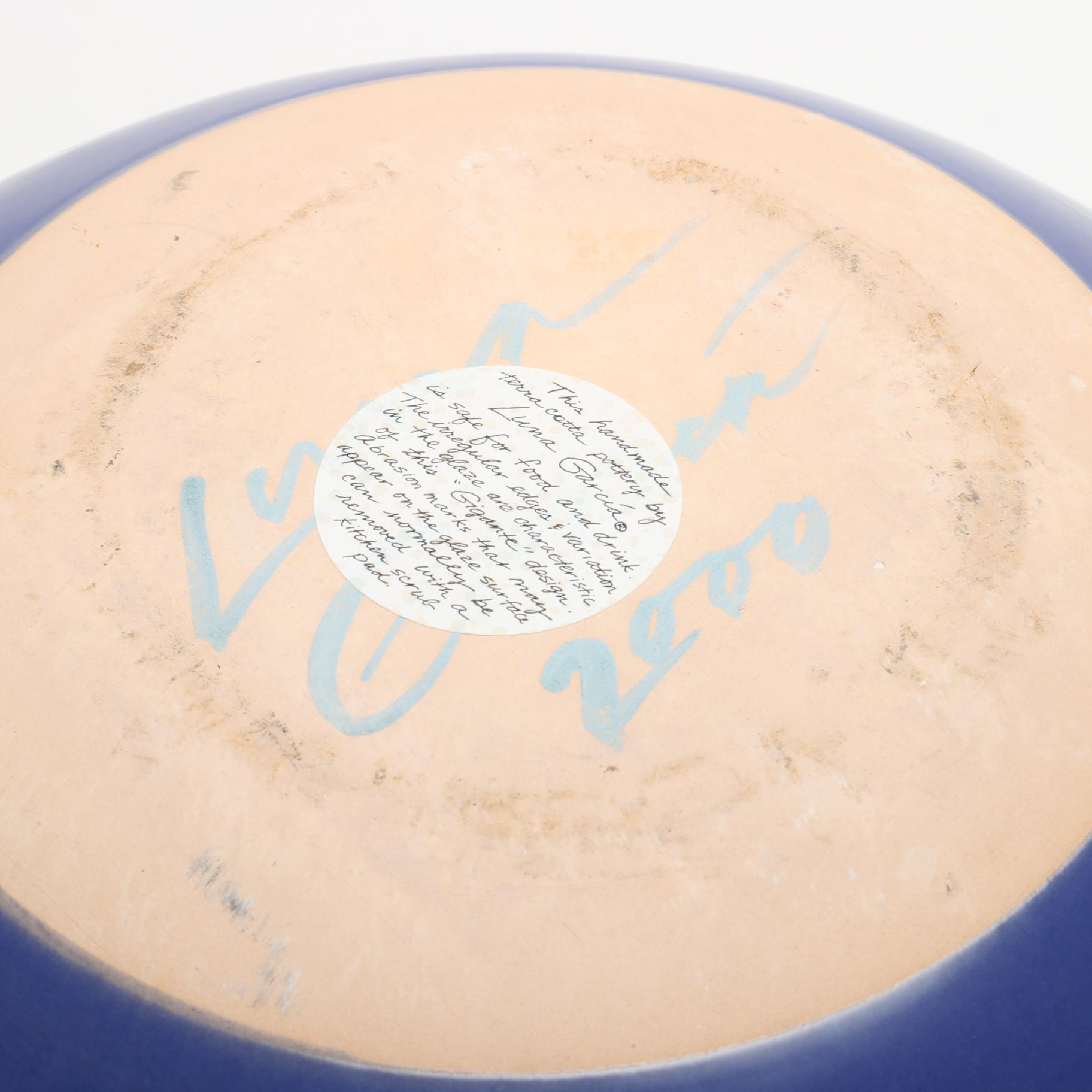 Signed Art Pottery Bowl by Luna Garcia