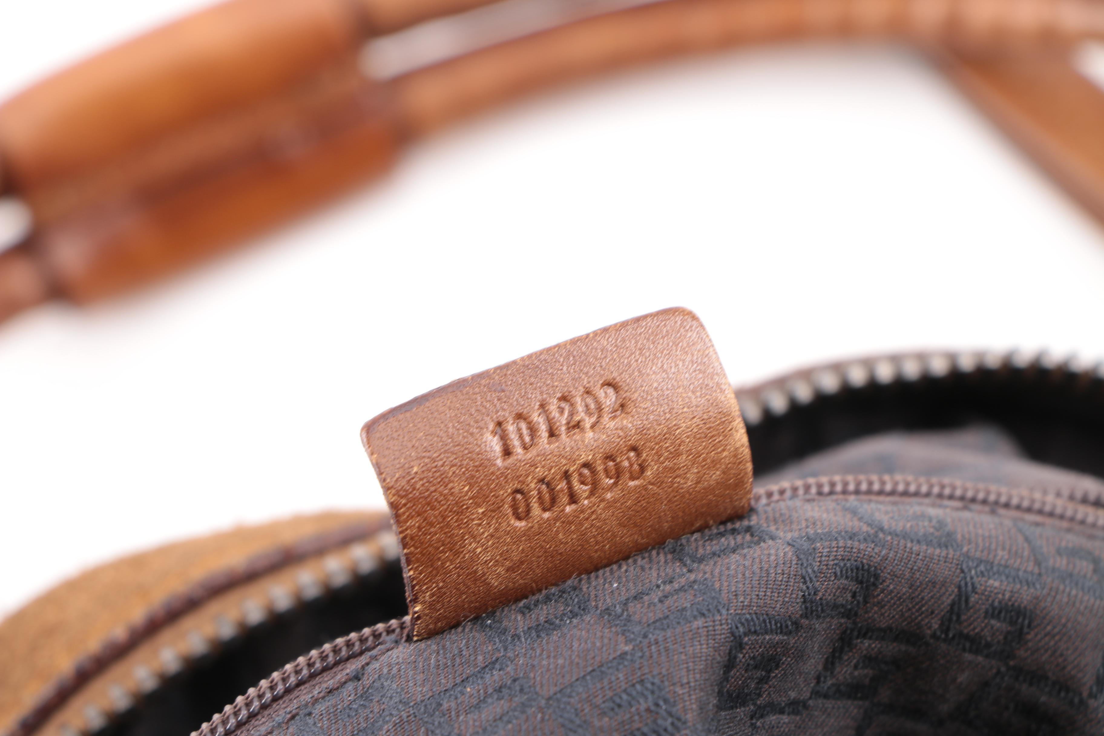 Vintage Gucci Brown Suede Hobo Bag