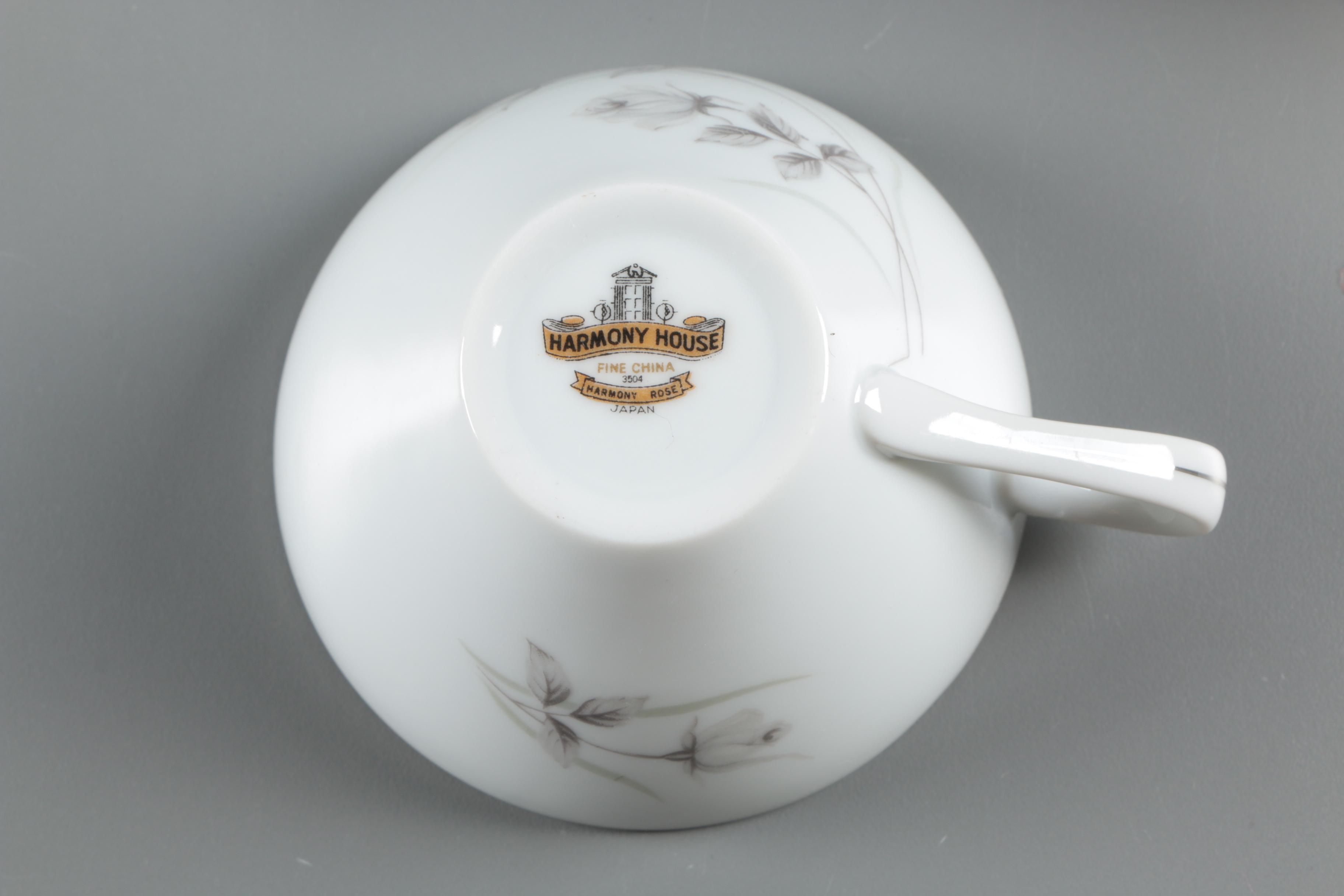 Harmony House "Harmony Rose" Porcelain Dinnerware