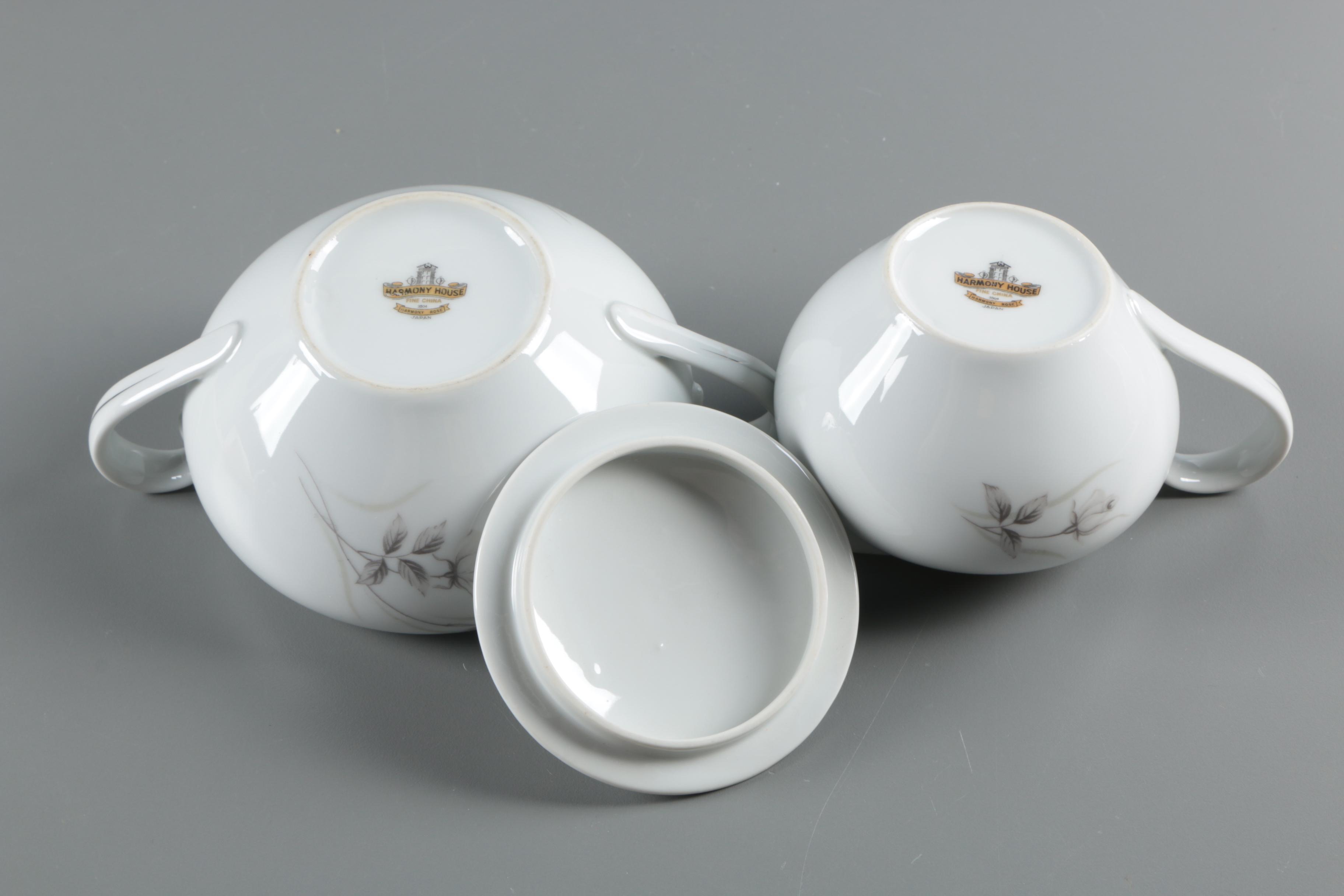 Harmony House "Harmony Rose" Porcelain Dinnerware