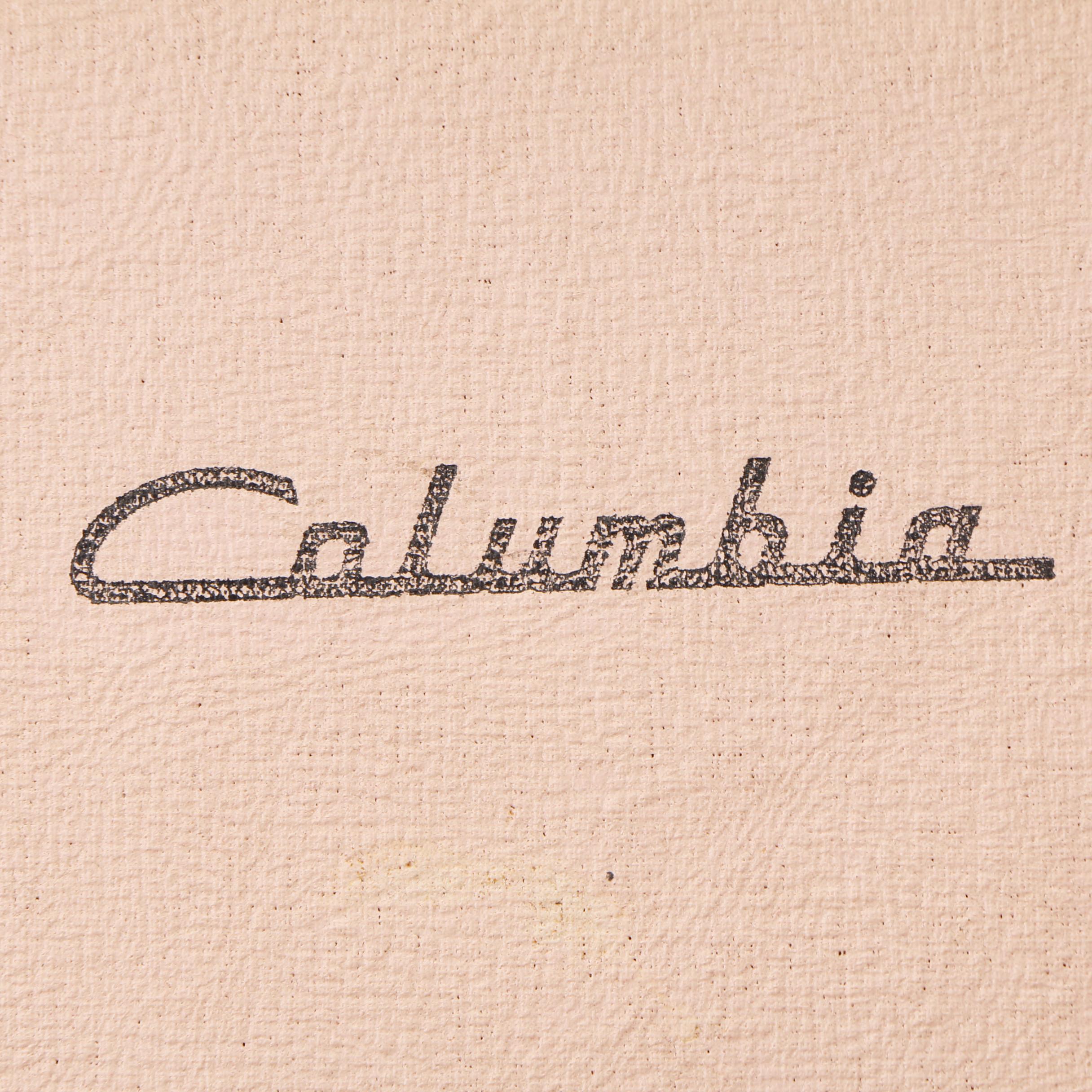 Vintage Columbia Record Player and Zenith Radio