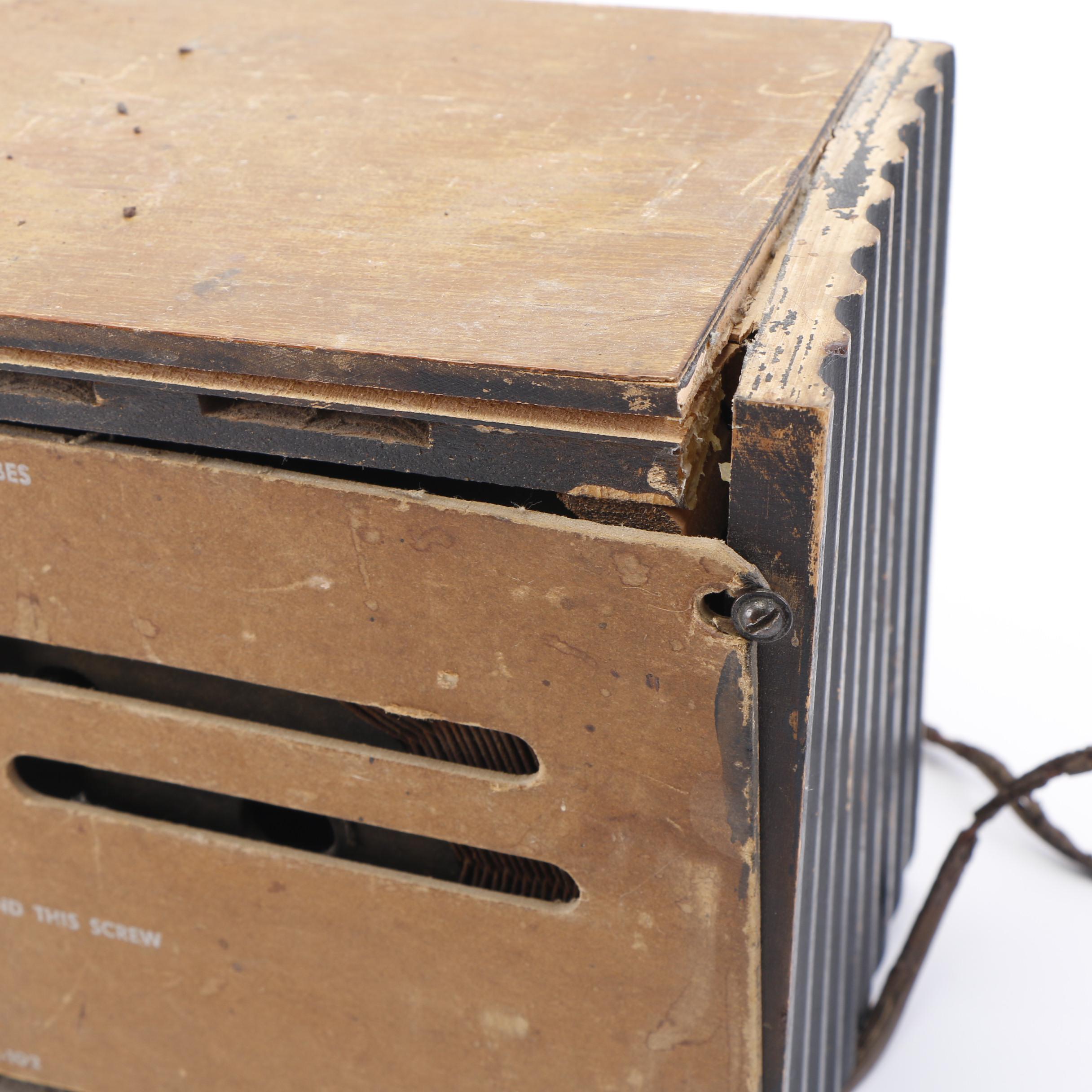 Vintage Columbia Record Player and Zenith Radio