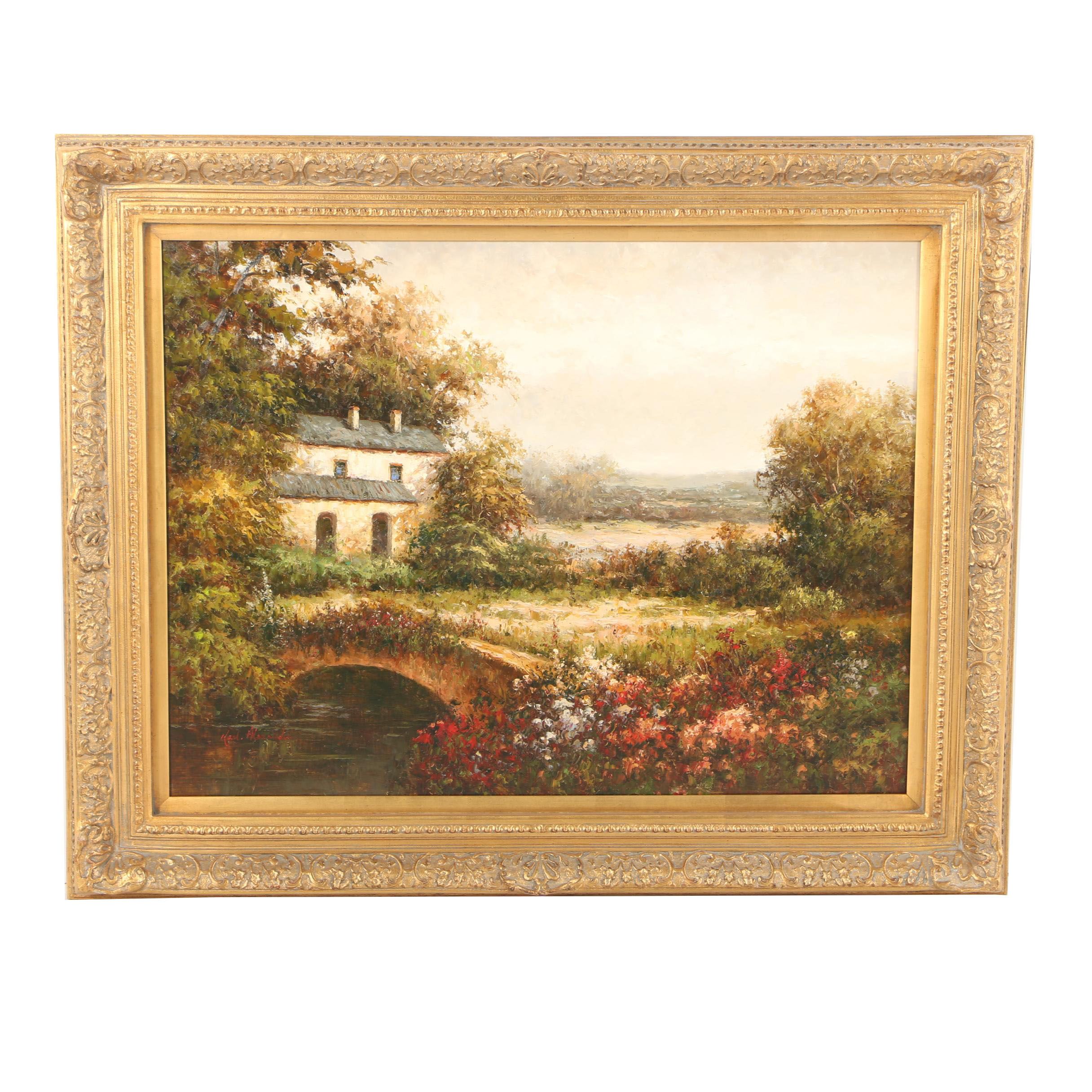 Karl Alexander Landscape Oil Painting