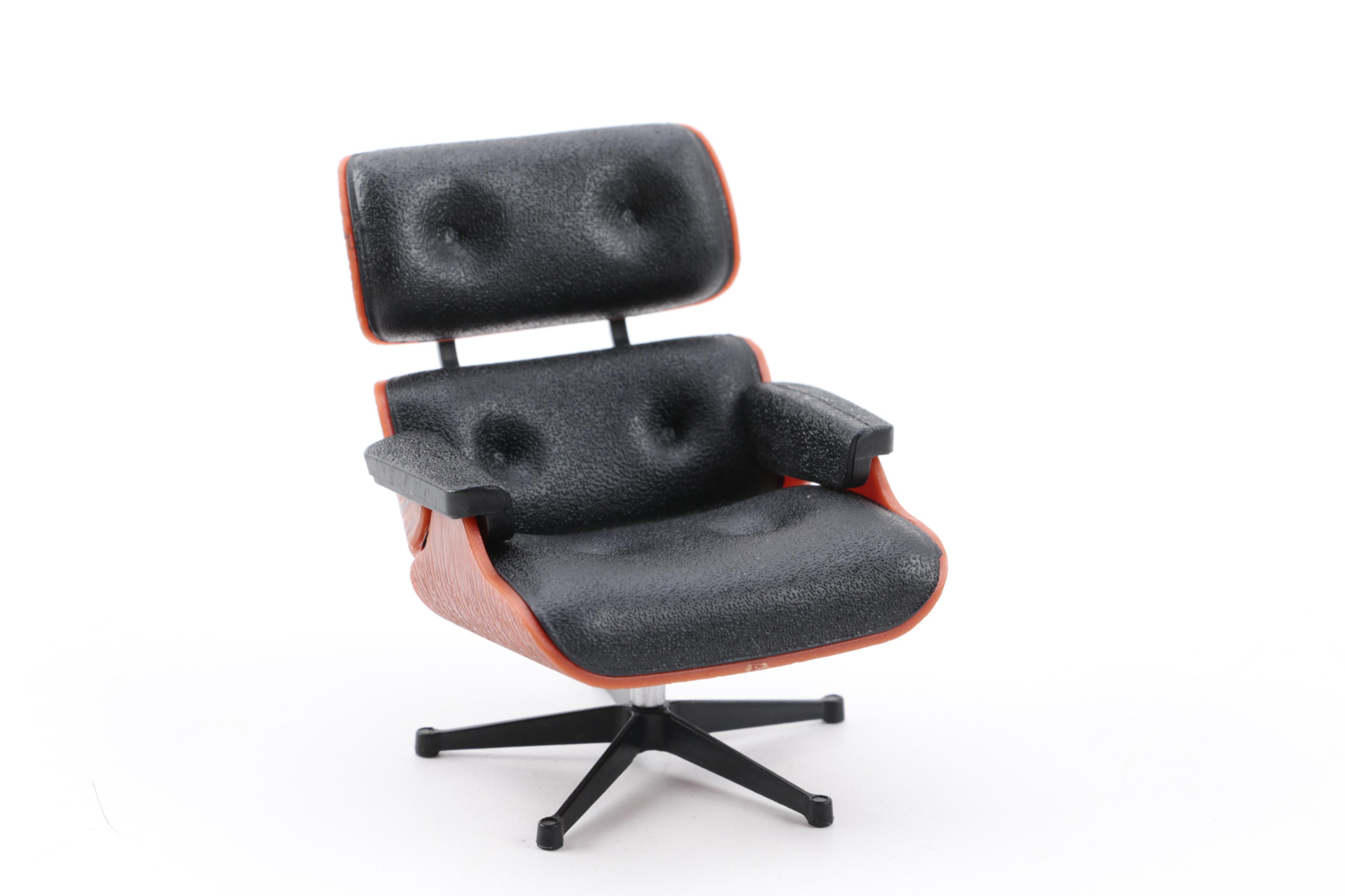 Miniature Eames Lounge Chair, DSW Chair, La Chaise and Management Chair