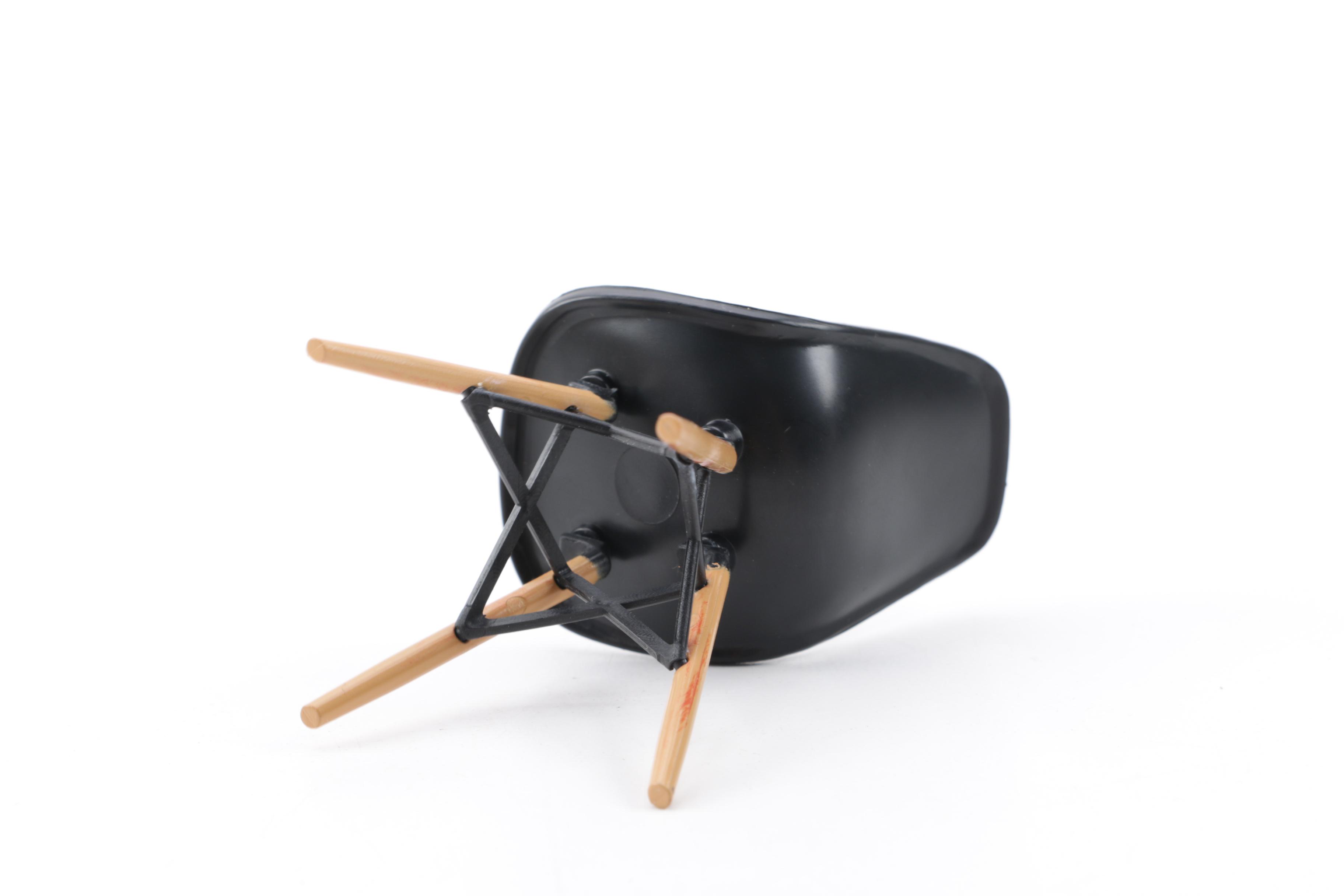 Miniature Eames Lounge Chair, DSW Chair, La Chaise and Management Chair