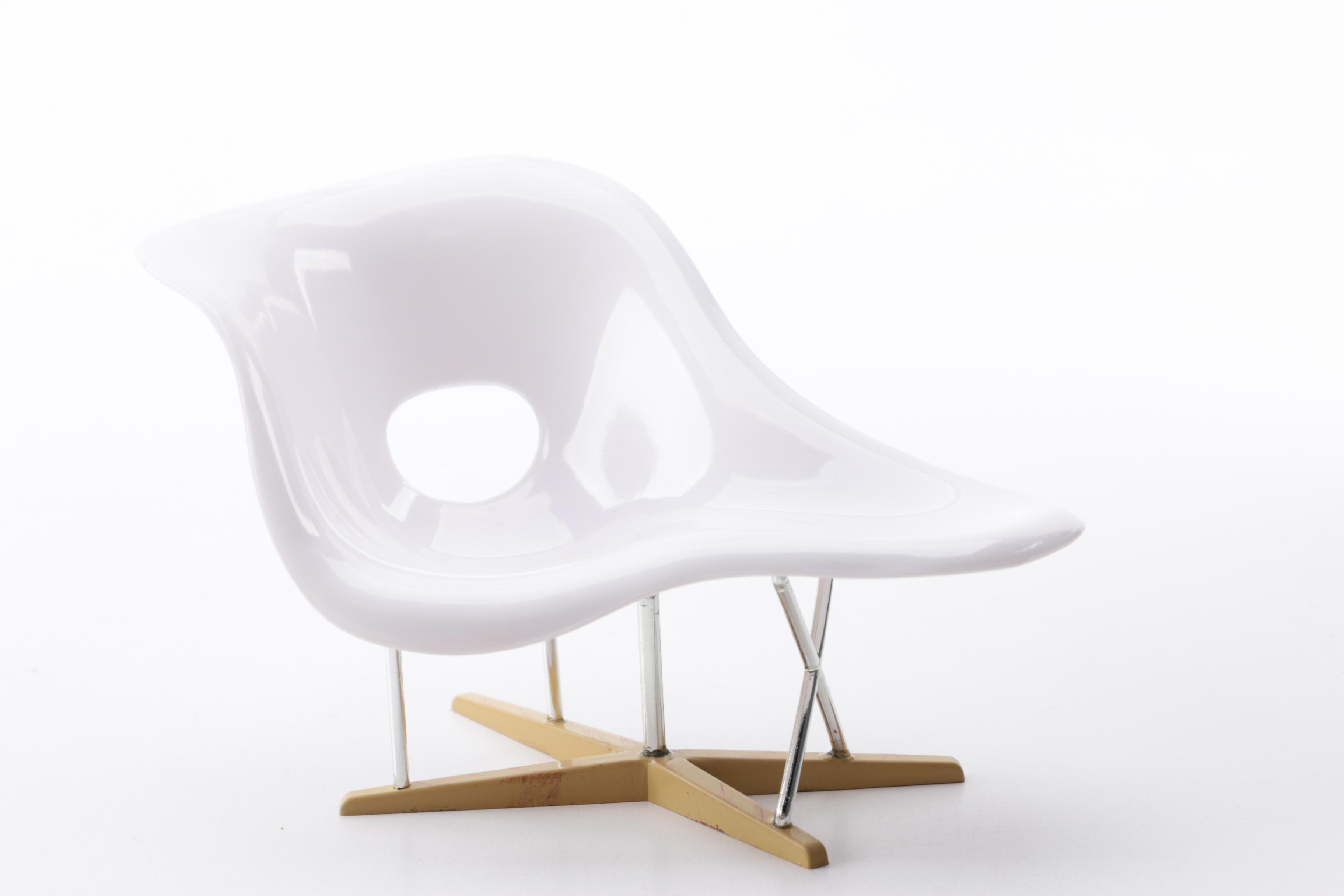 Miniature Eames Lounge Chair, DSW Chair, La Chaise and Management Chair