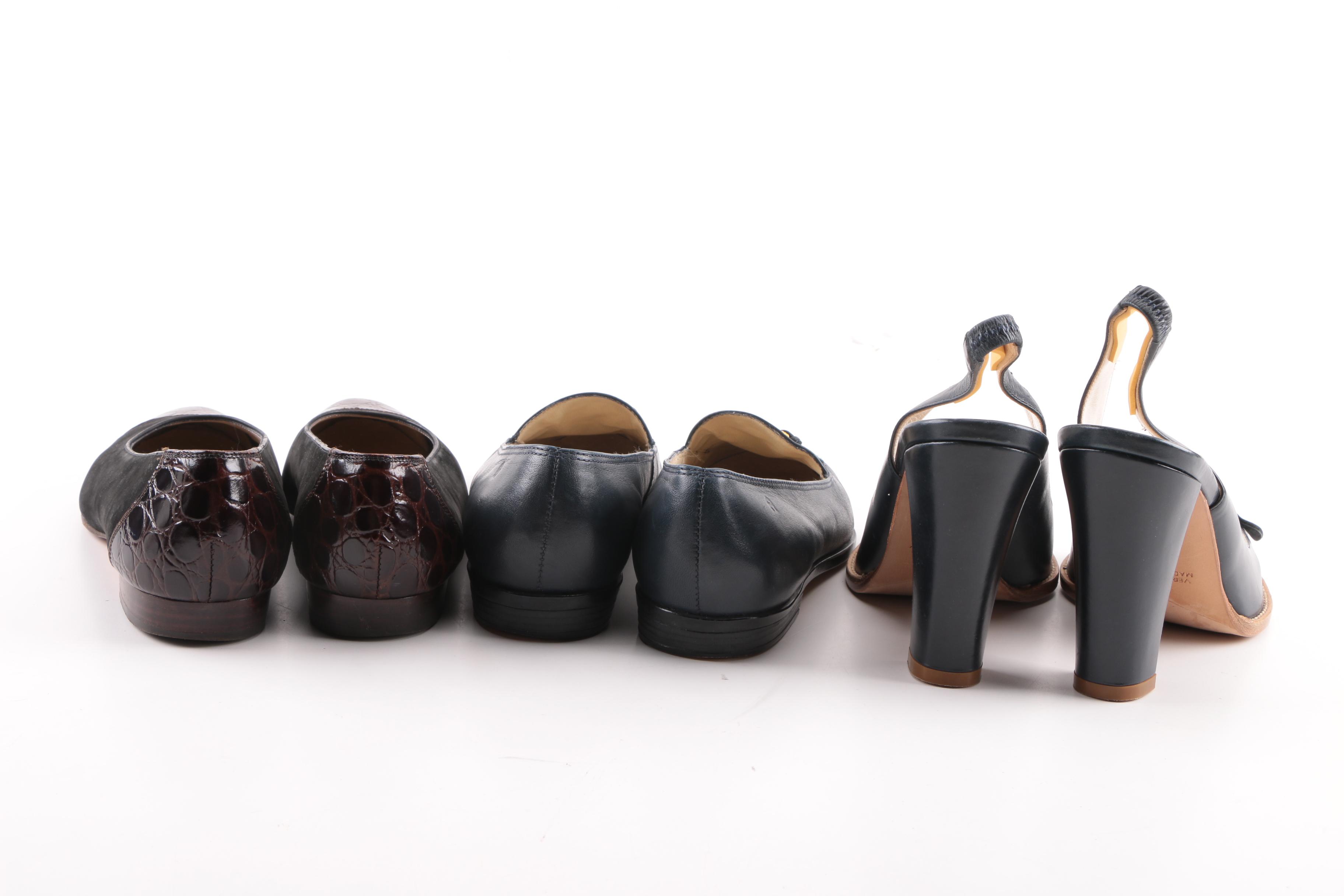 Women's Leather Loafers and Slingbacks including Etienne Aigner