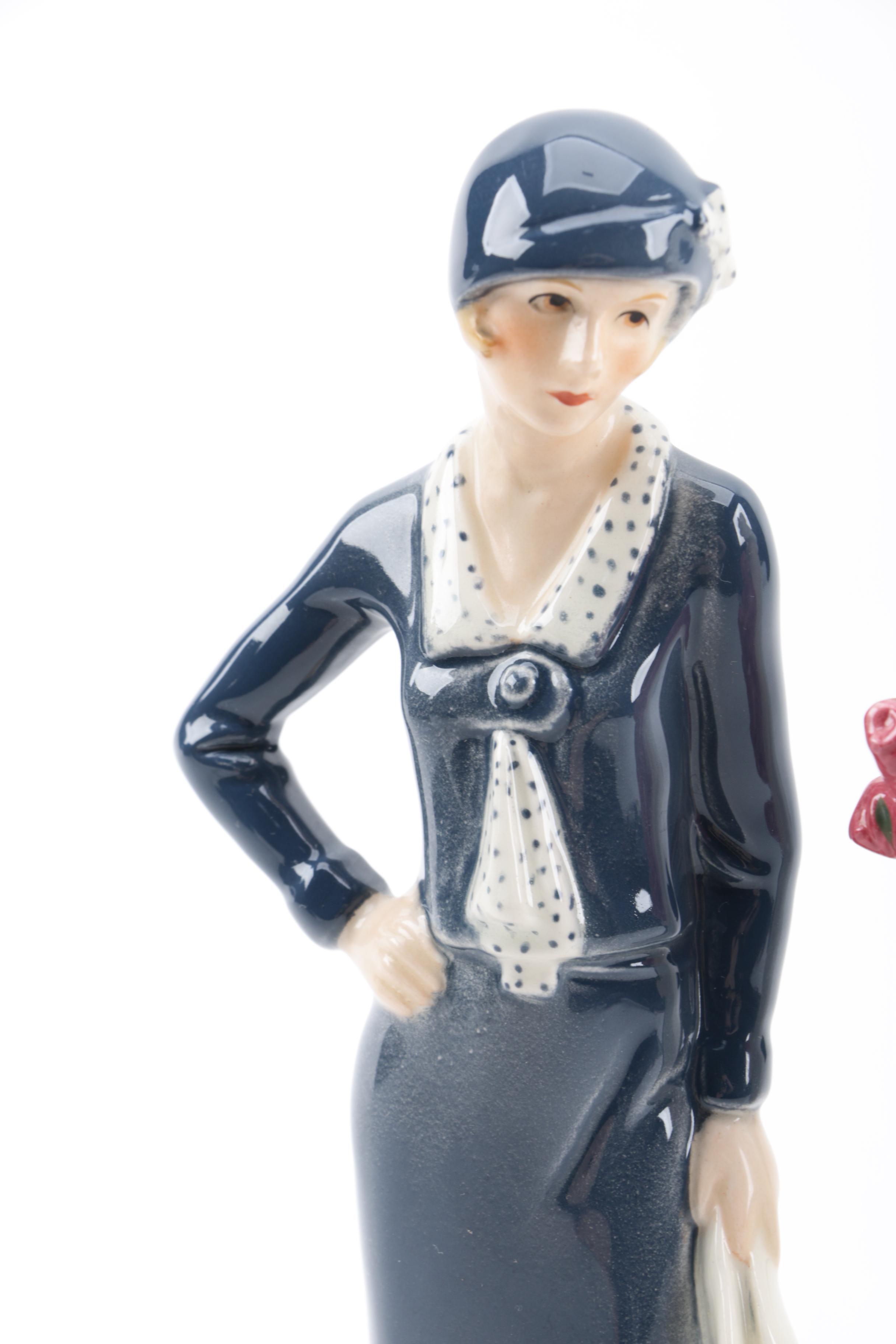 Goebel Figurines including "Her Treasured Day" and "Waiting for his Love"