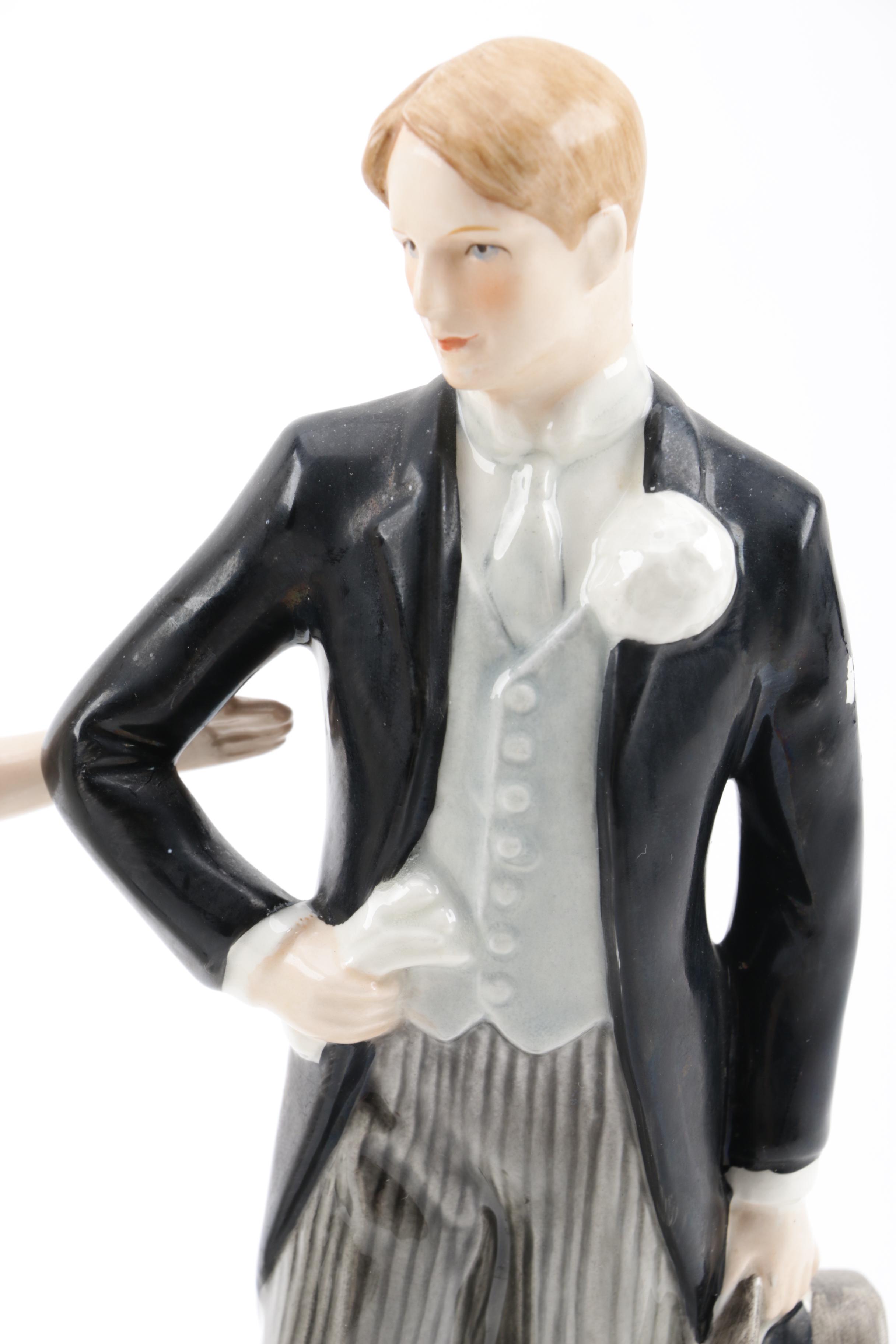 Goebel Figurines including "Her Treasured Day" and "Waiting for his Love"