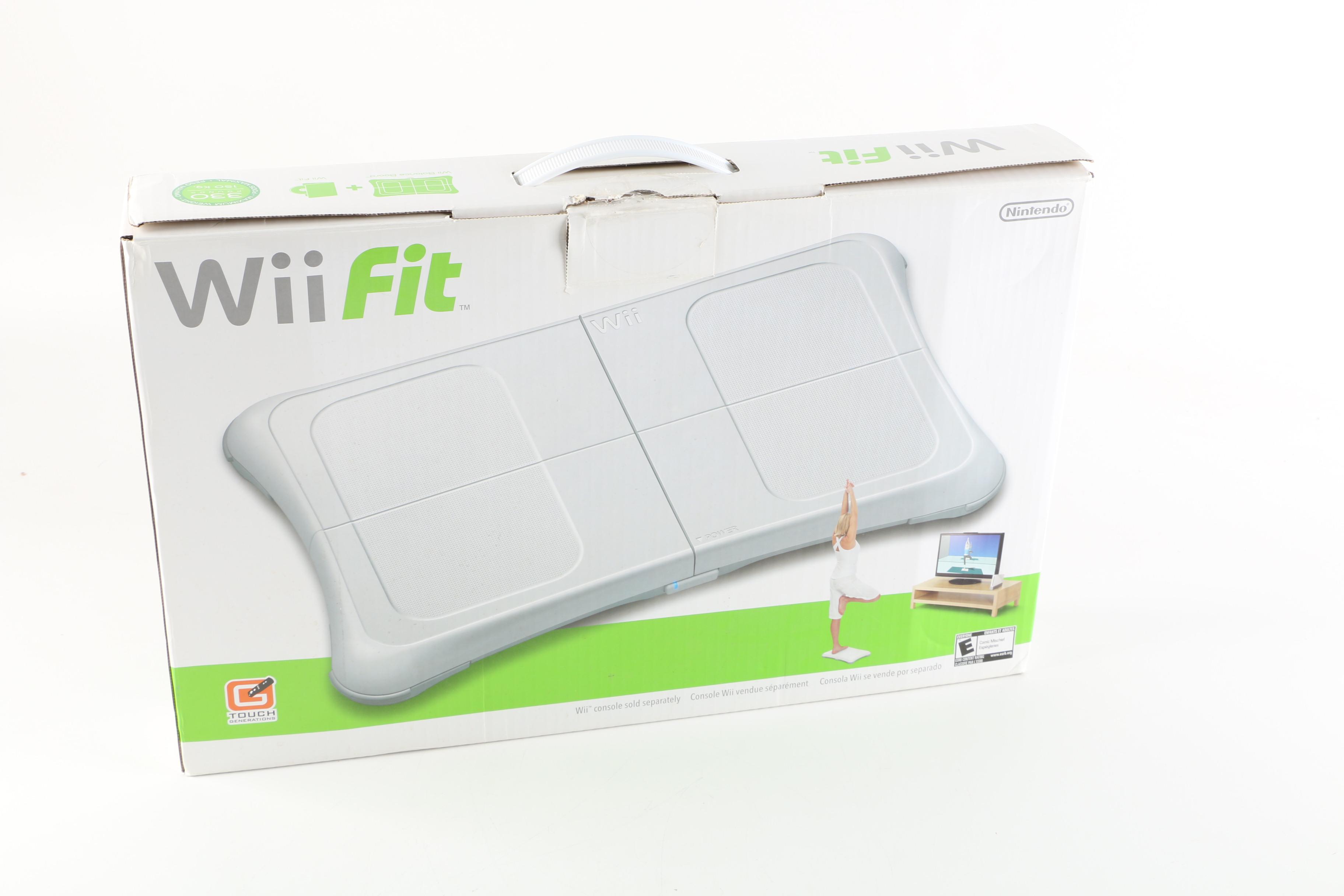 Wii Balance Board and "Guitar Hero III: Legends of Rock" Game with Guitar