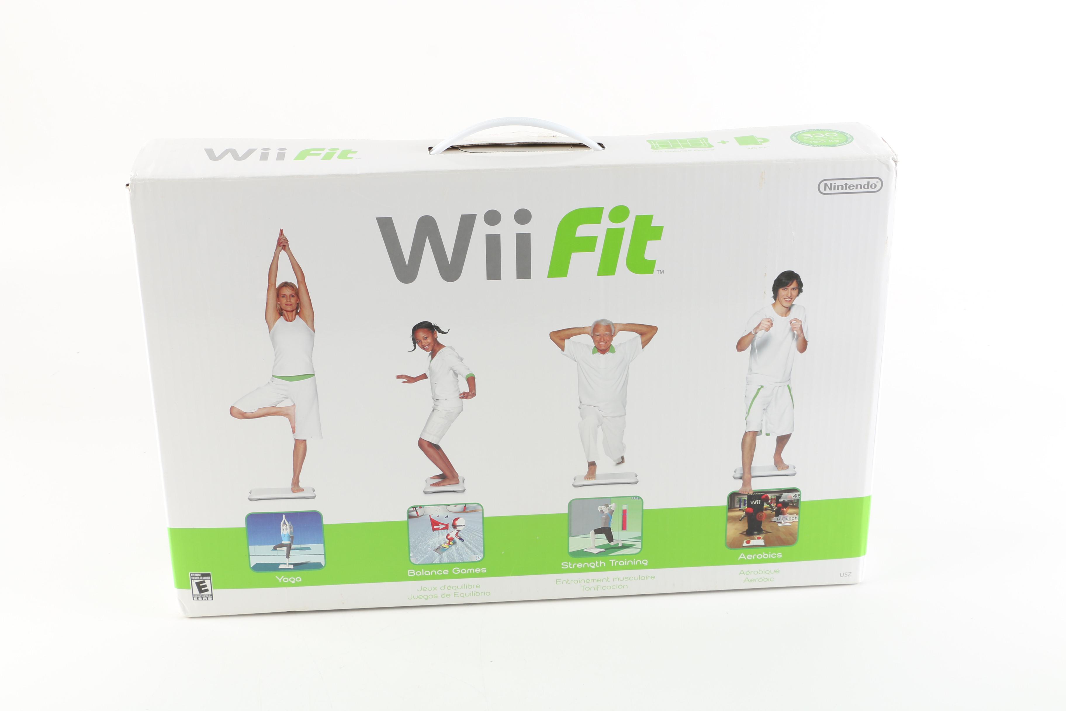 Wii Balance Board and "Guitar Hero III: Legends of Rock" Game with Guitar