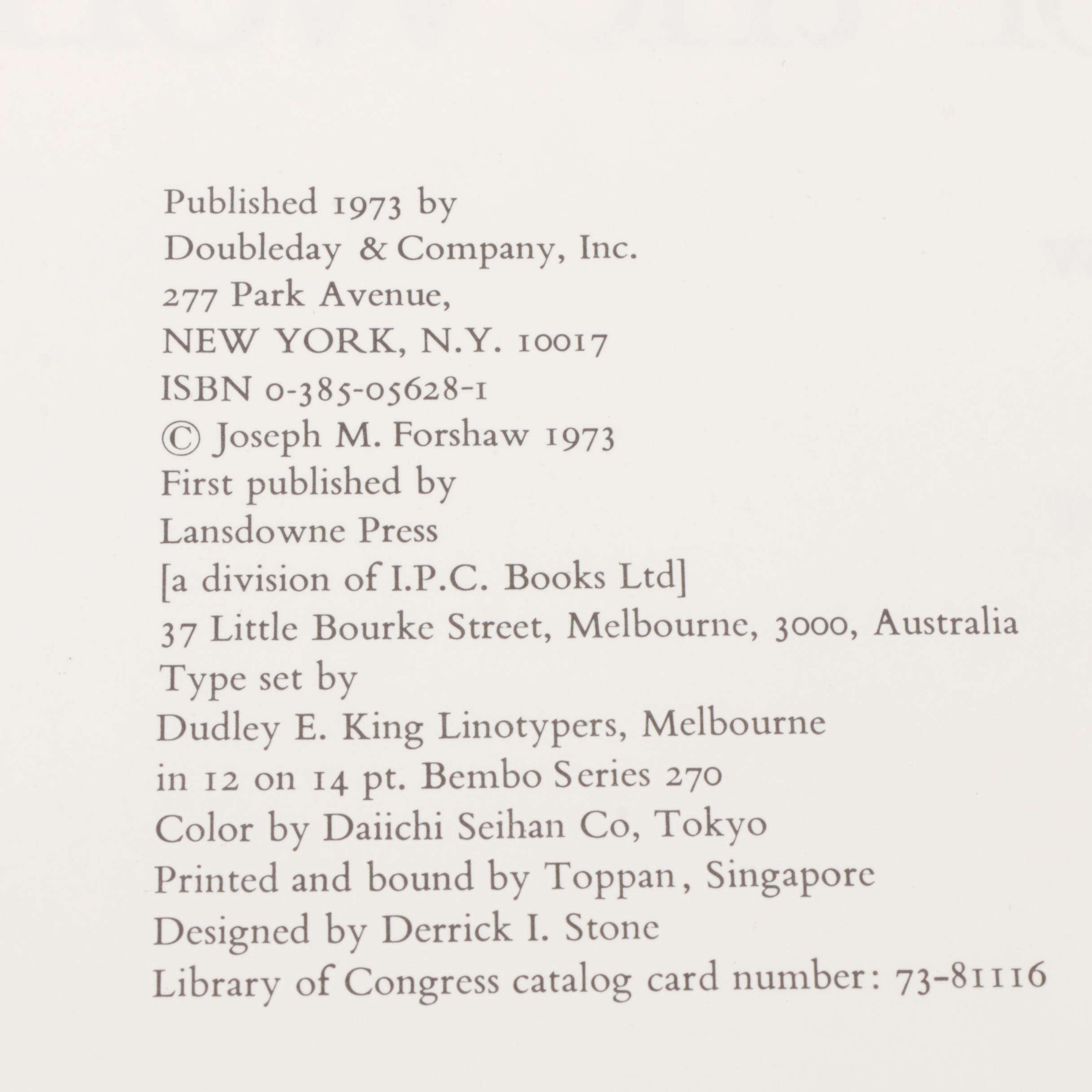 1973 "Parrots of the World" by Joseph M. Forshaw