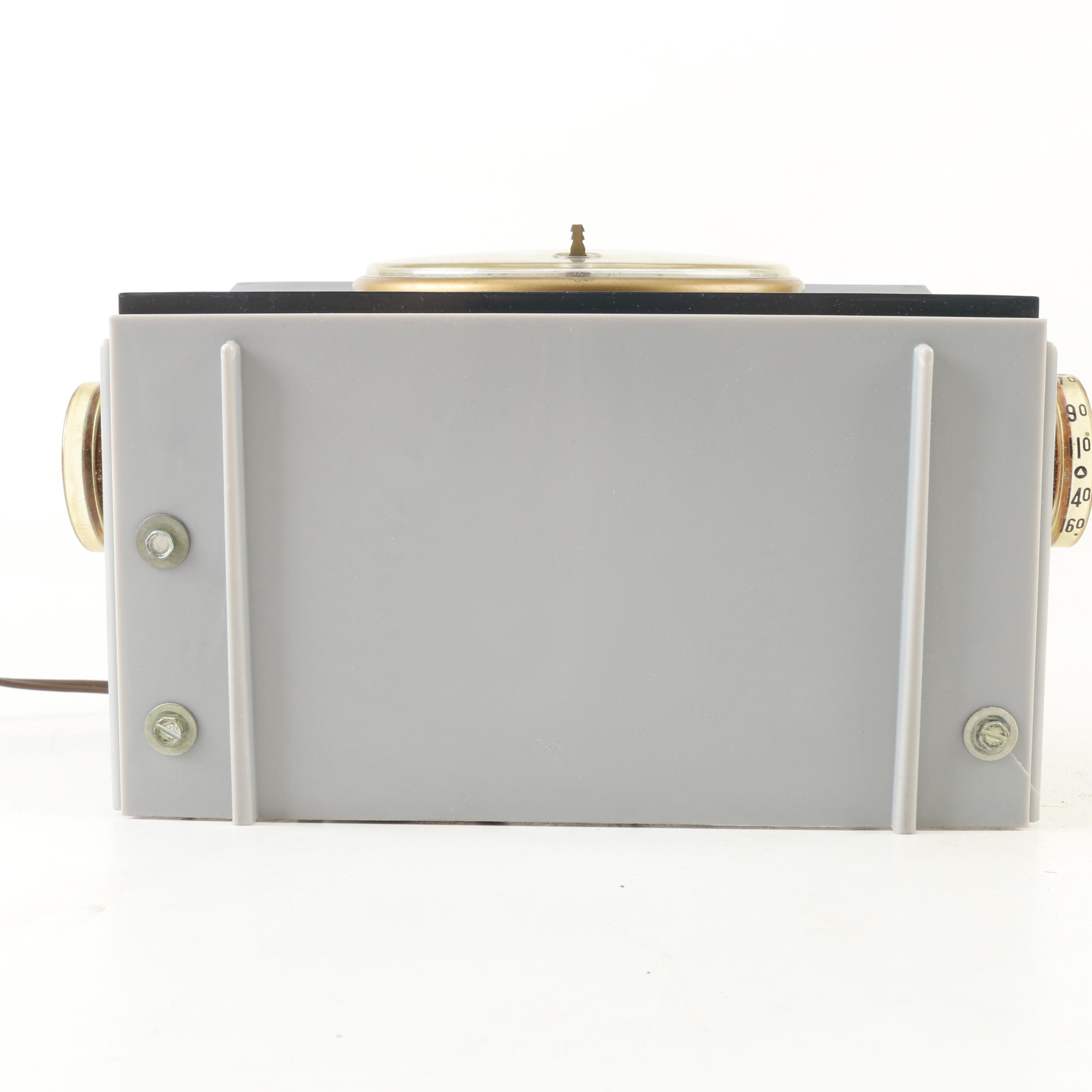 Mid-Century Telechron "CBS-Columbia" Clock Radio