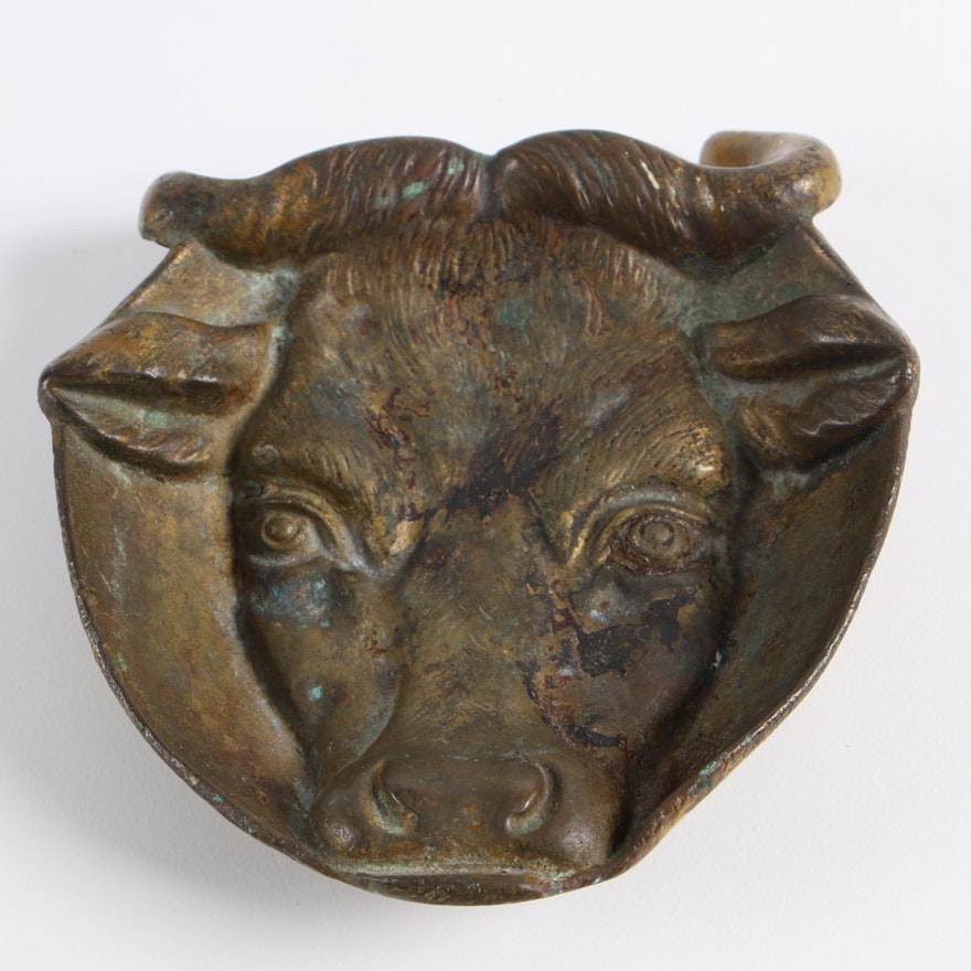 Chicago Imperial Brass Hanging Bull Bowl