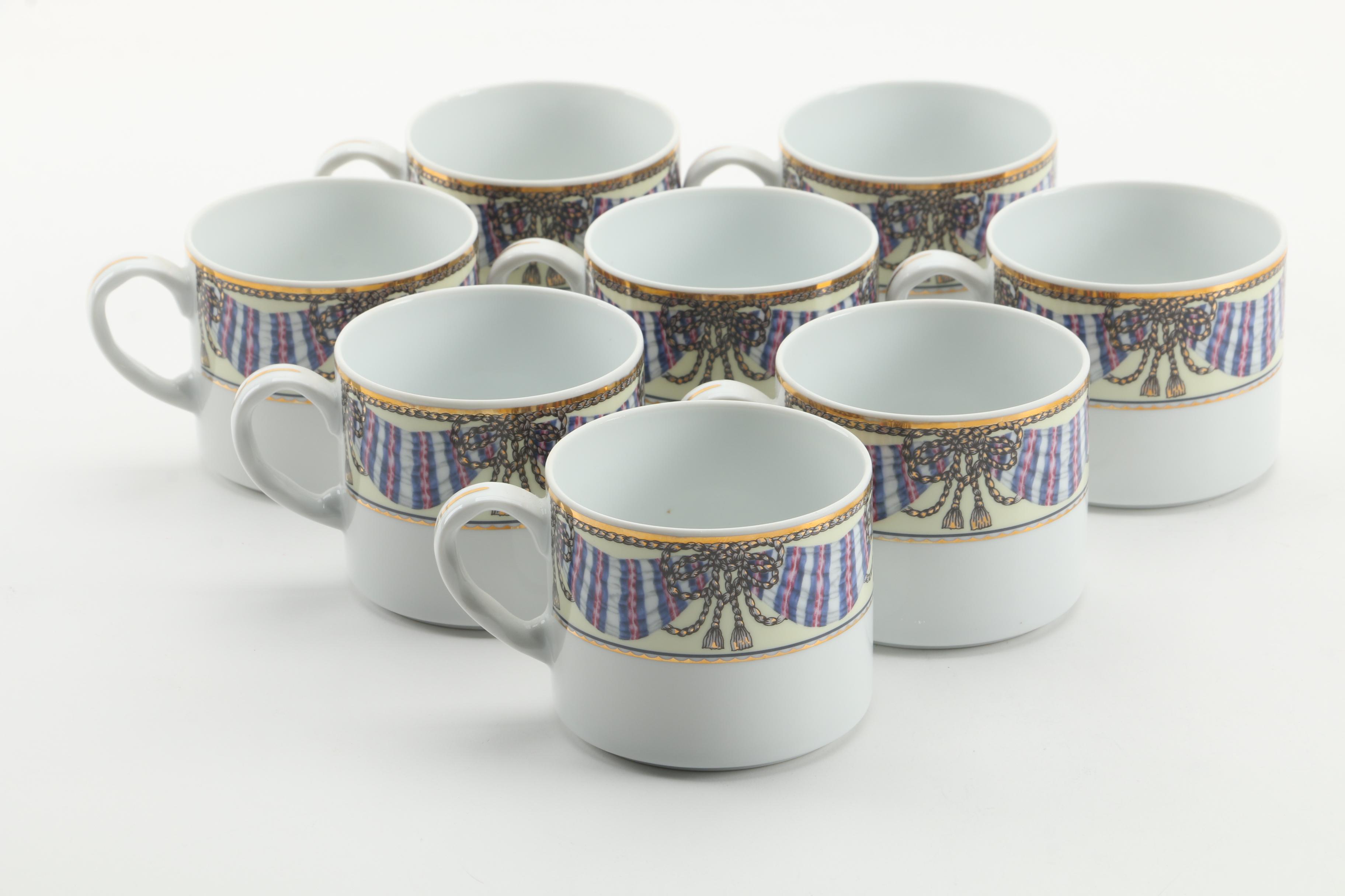 Philip Kingsley "Promenade" Porcelain Dinnerware, Service for Eight