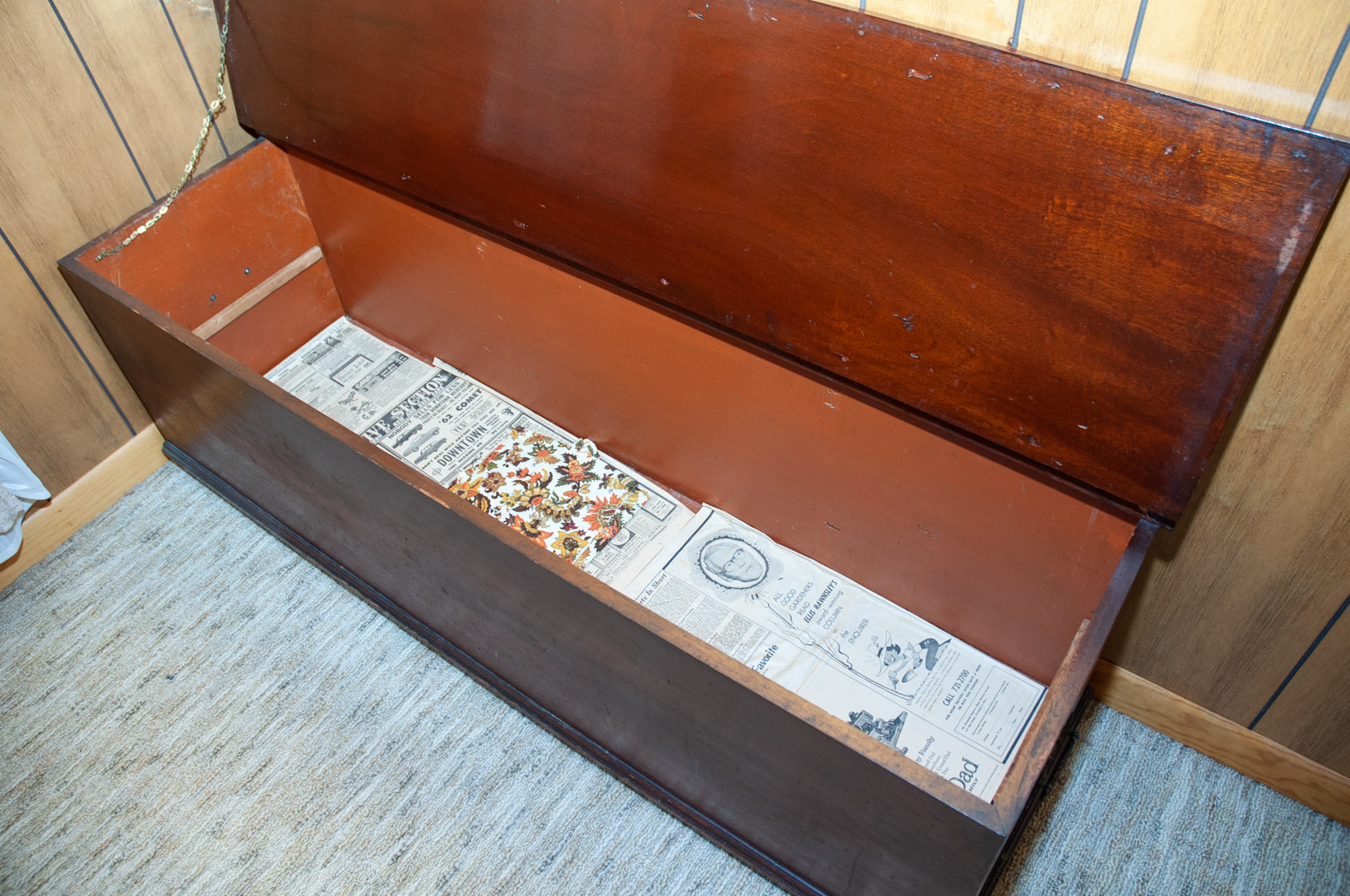 Vintage Handcrafted Storage Chest