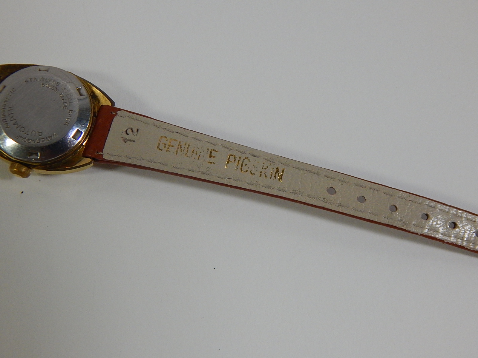 Montine of Switzerland 21 Jewel Gold-Tone Automatic Watch