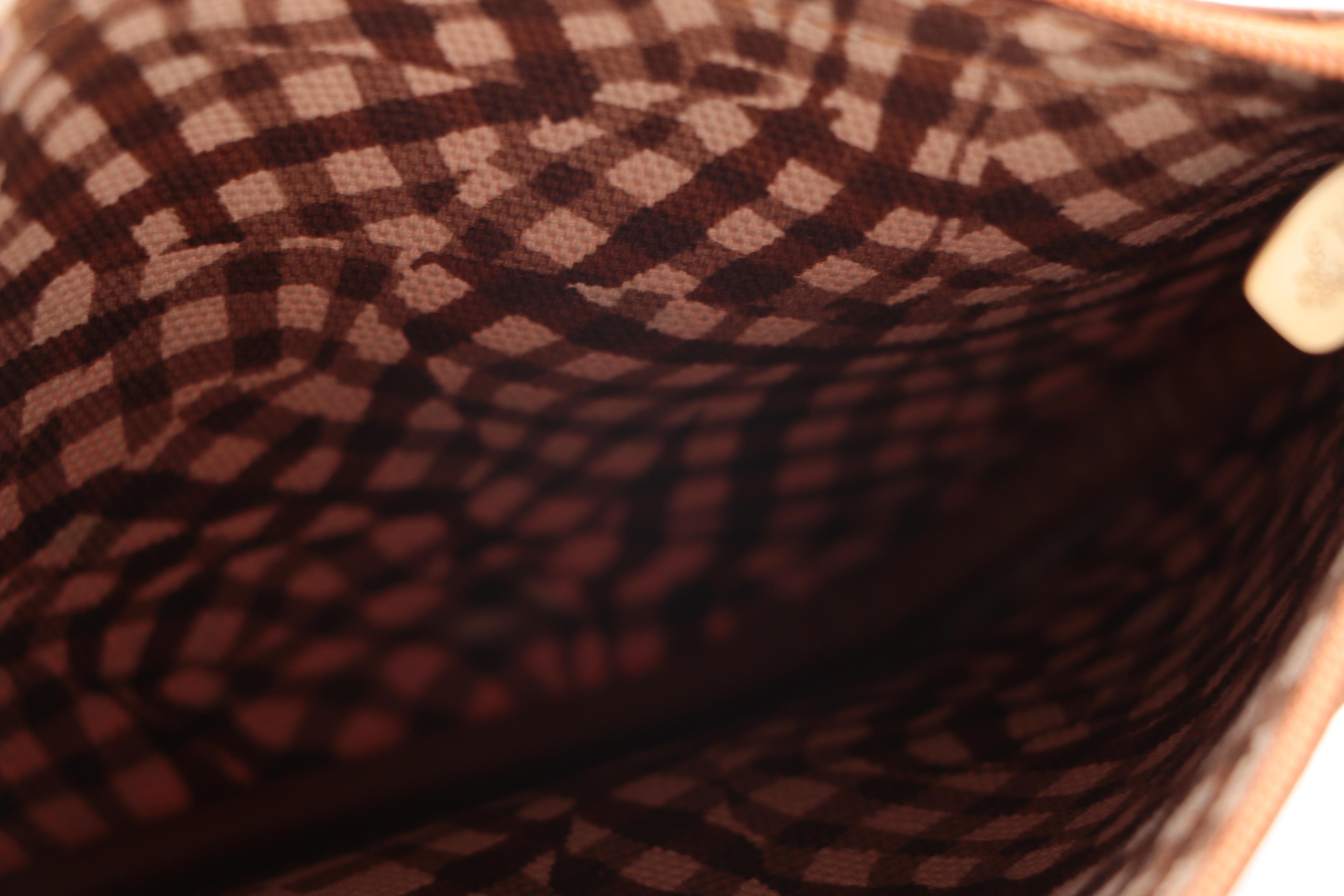 MCM Cognac Visetos Logo Print Coated Canvas Tote Bag, Shoulder Bag and Wristlet