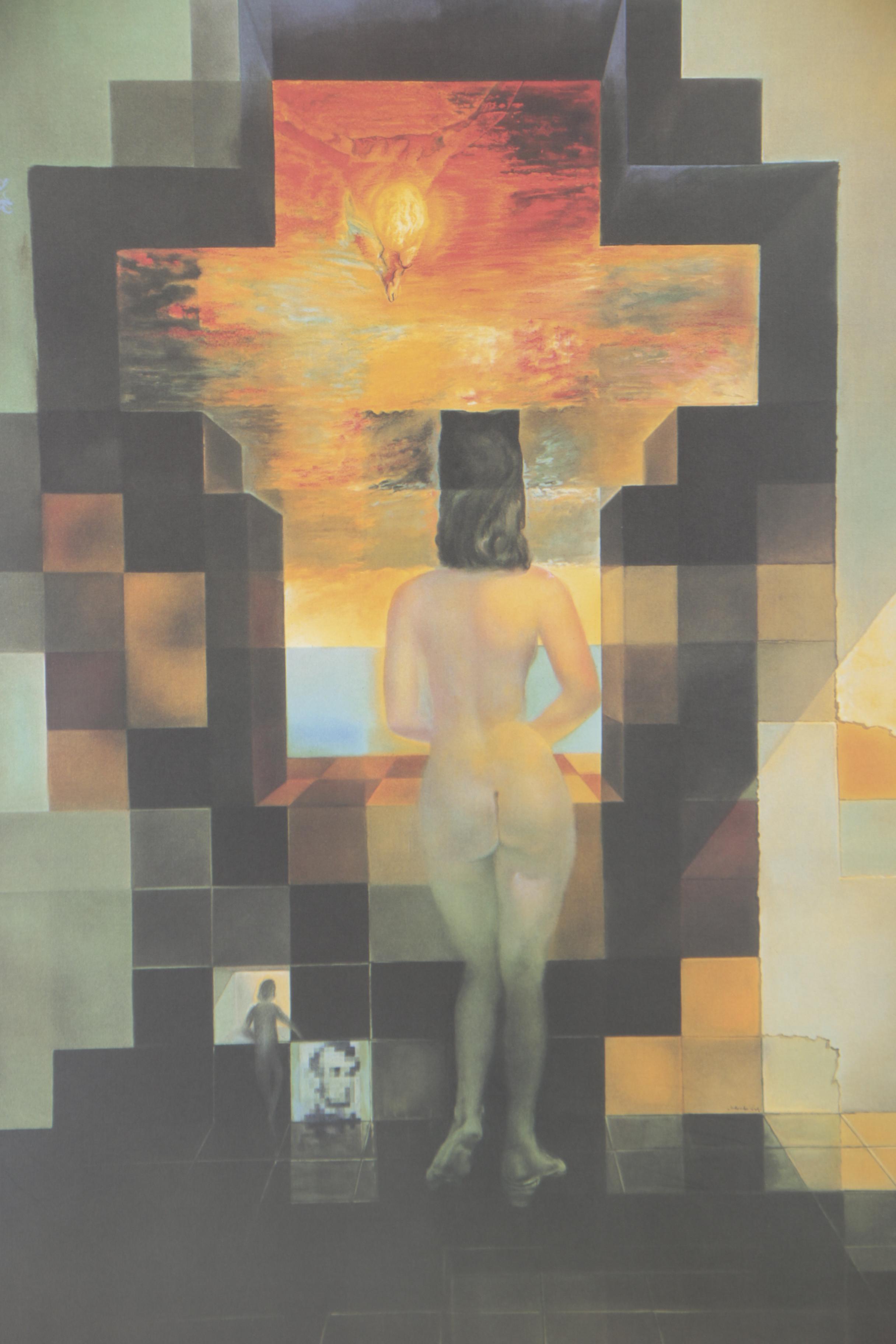 Offset Lithograph after Salvador Dali "Lincoln in Dalivision"