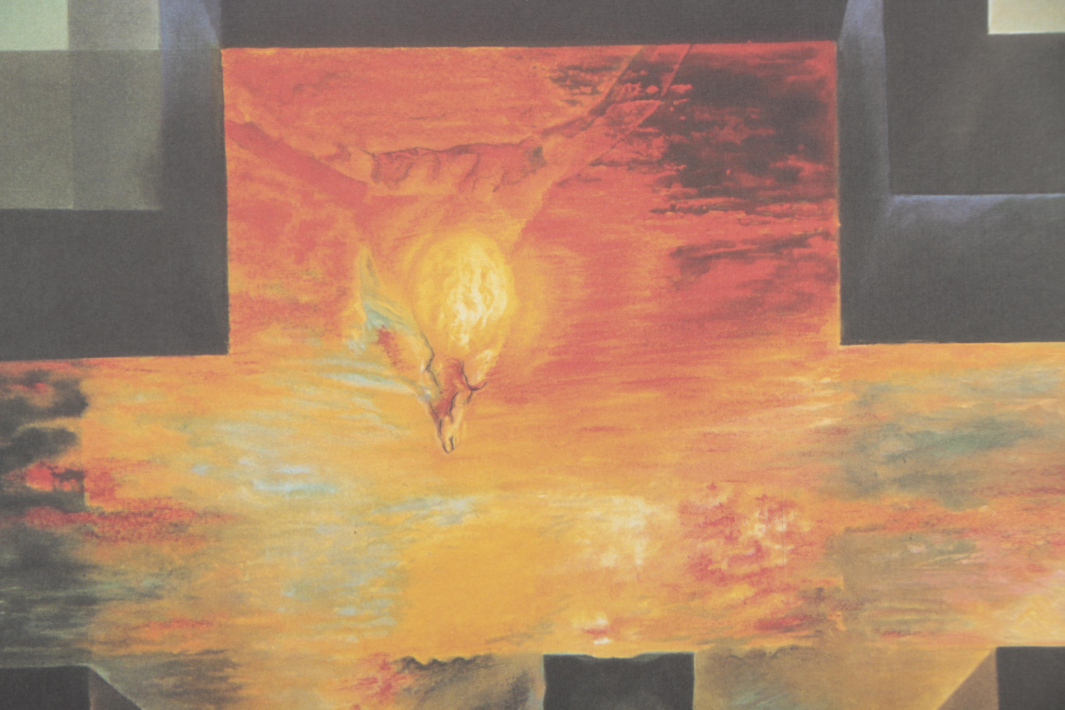 Offset Lithograph after Salvador Dali "Lincoln in Dalivision"