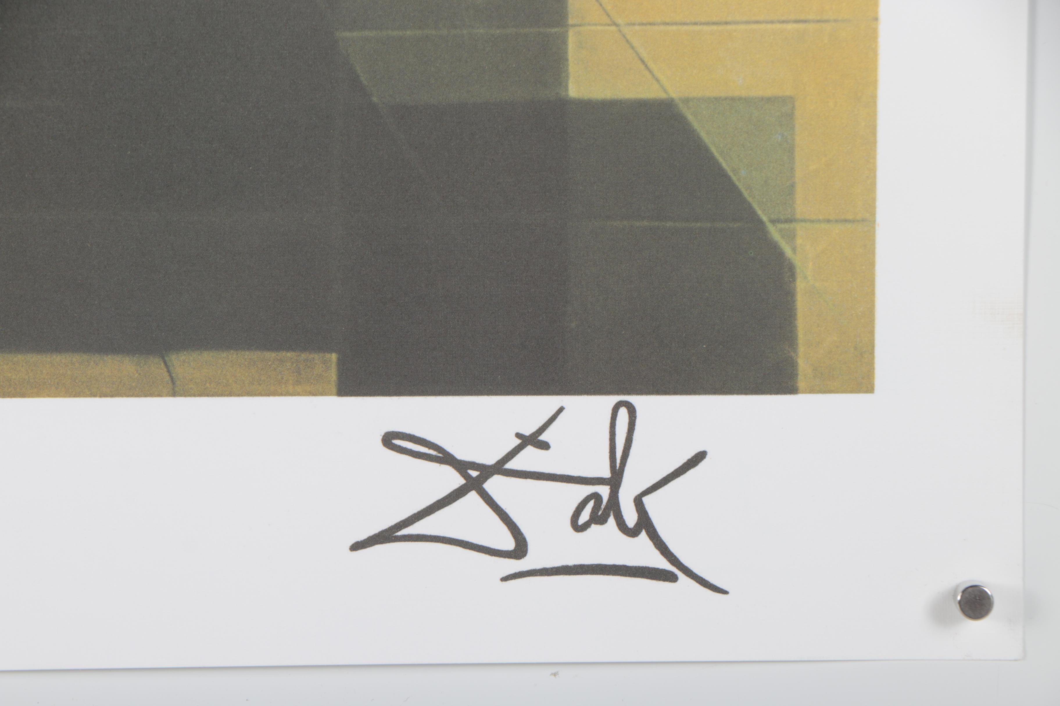 Offset Lithograph after Salvador Dali "Lincoln in Dalivision"